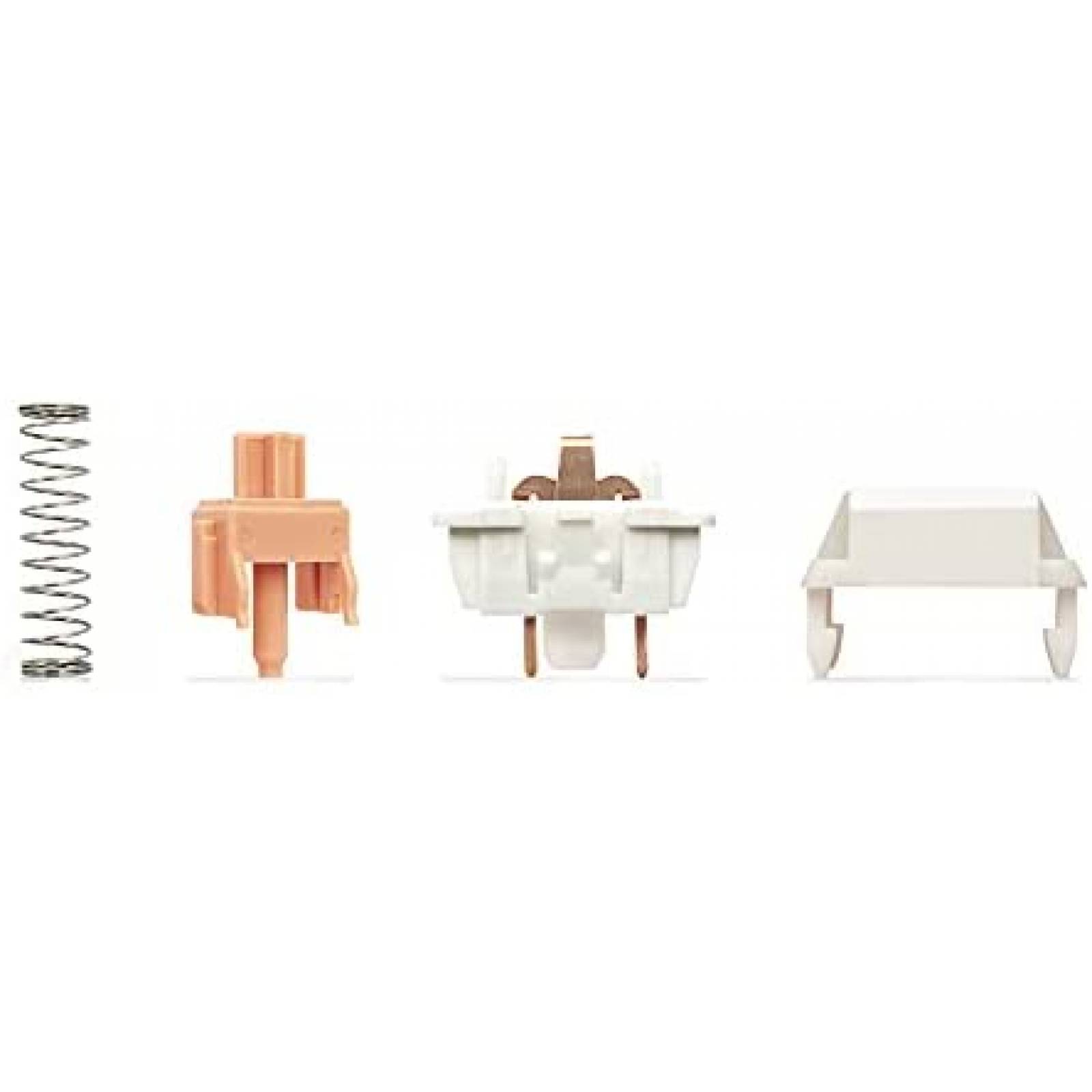 Interruptor RunJRX Holy Panda Para Teclado Mecanico -Blanco