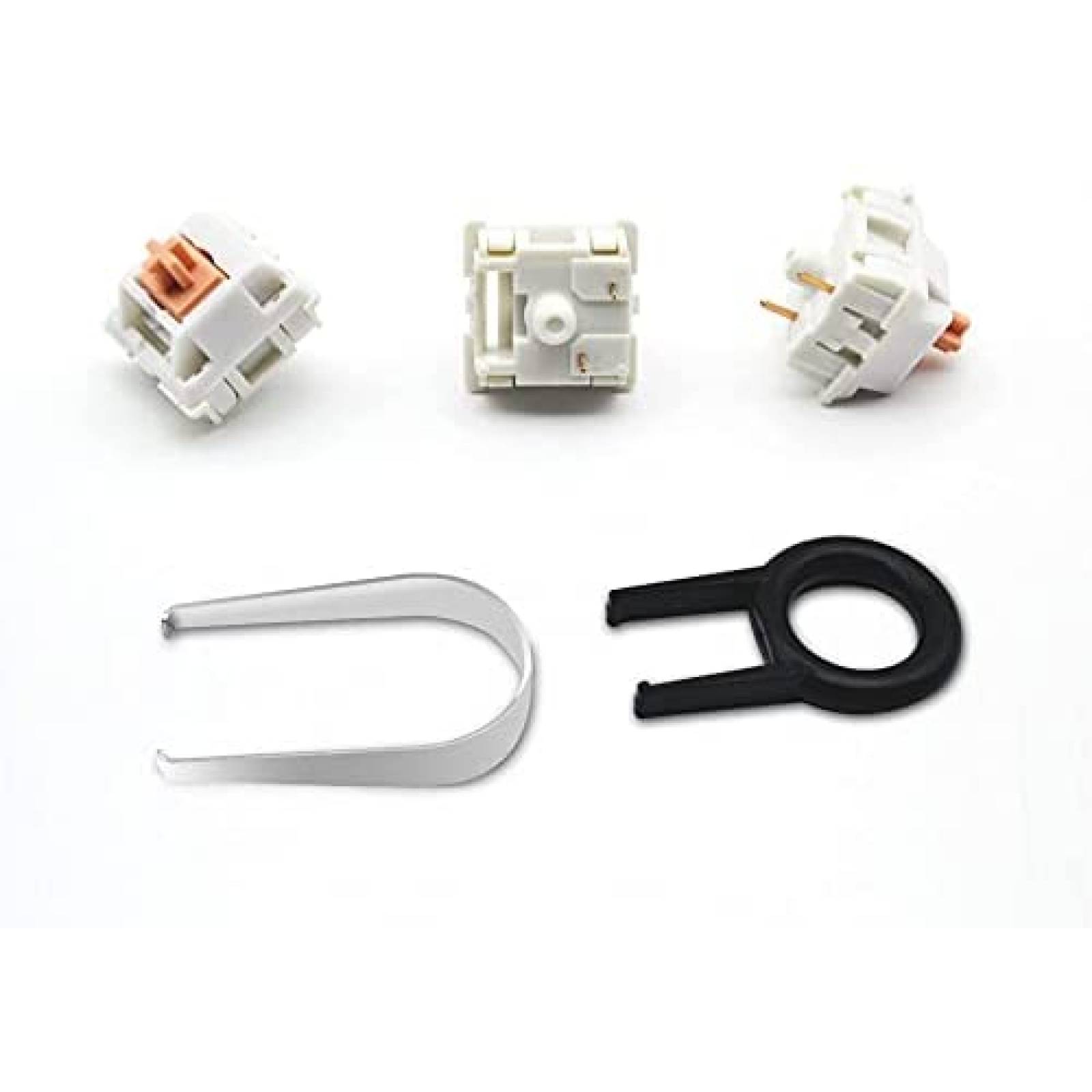 Interruptor RunJRX Holy Panda Para Teclado Mecanico -Blanco