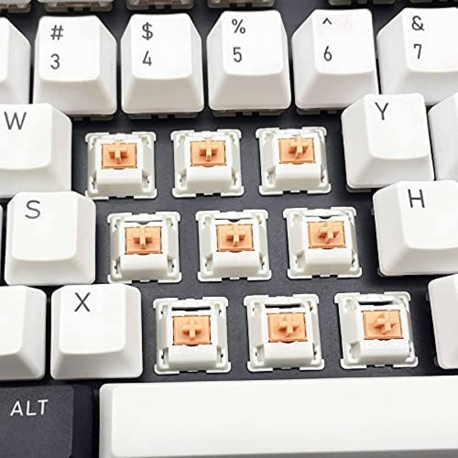 Interruptor RunJRX Holy Panda Para Teclado Mecanico -Blanco