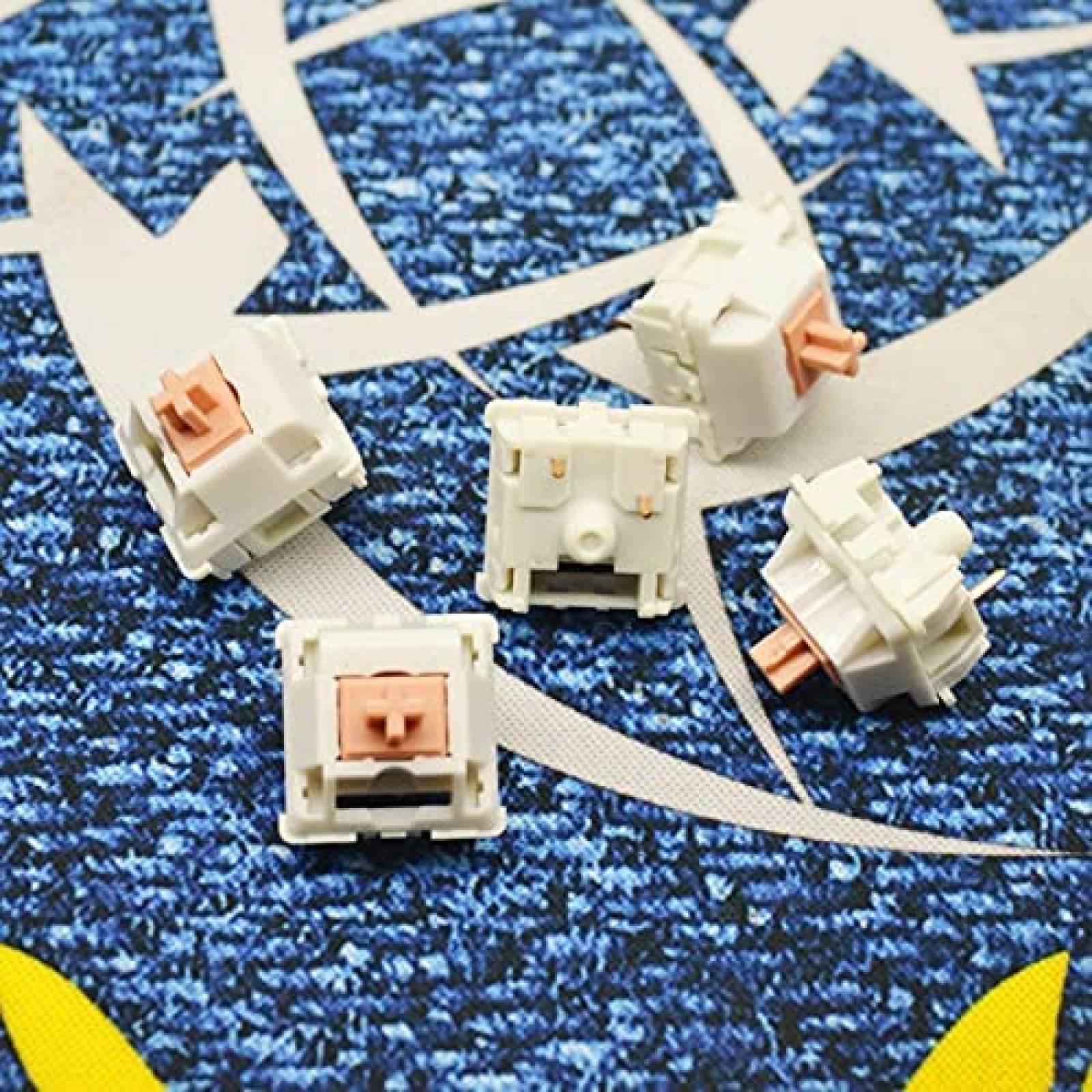 Interruptor RunJRX Holy Panda Para Teclado Mecanico -Blanco