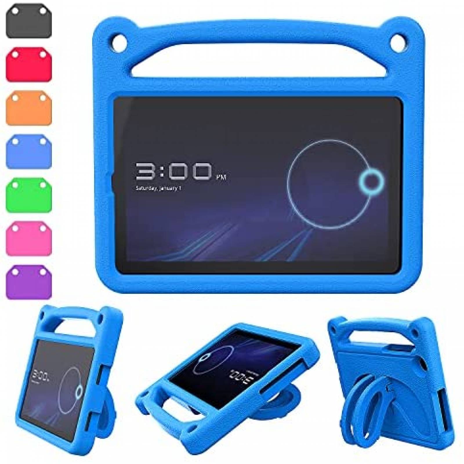 Funda Rigida SHREBORN para Alcatel Joy Tab 2 -Azul