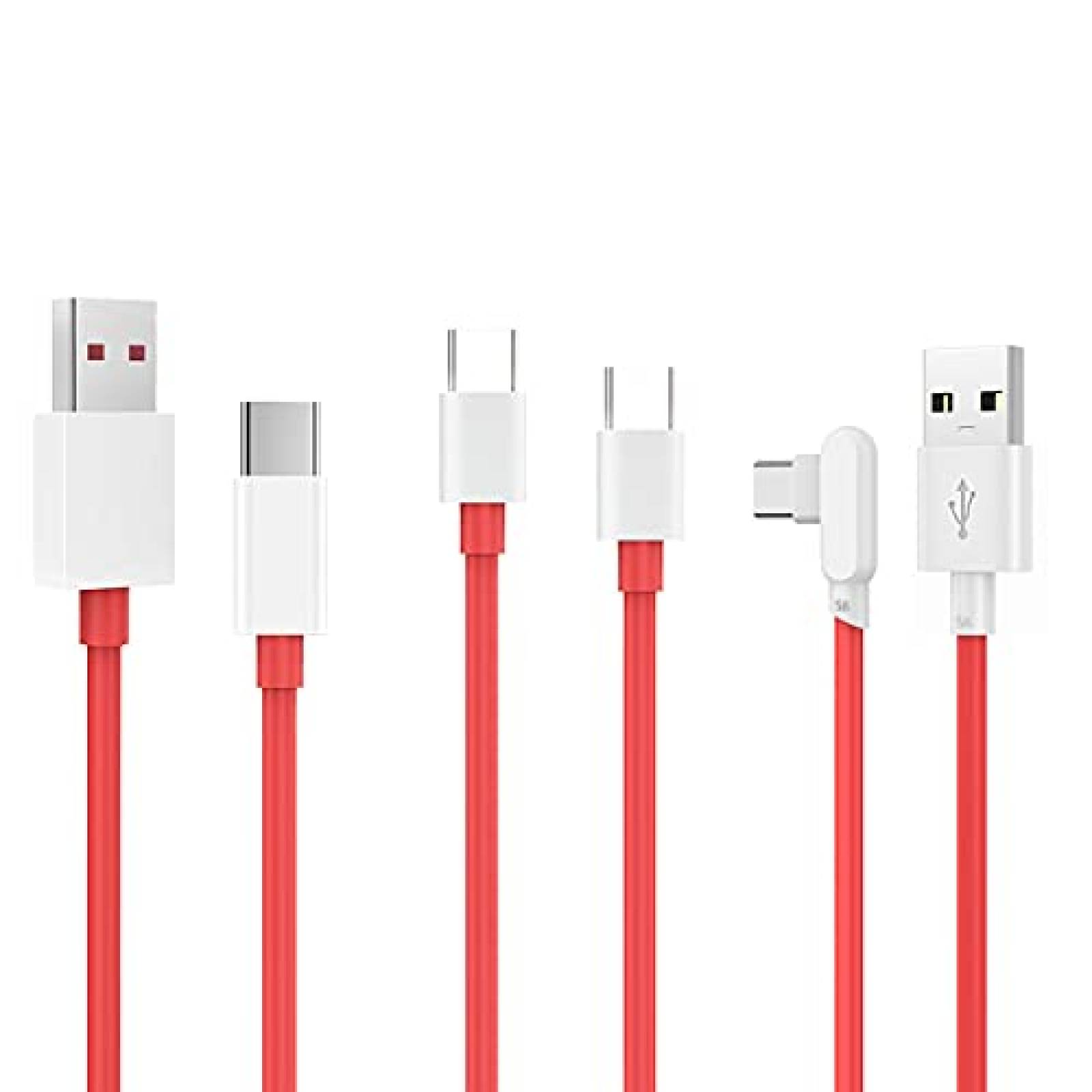 Paquete Cable Cargador Weboyo 3pzas para Celular OnePlus