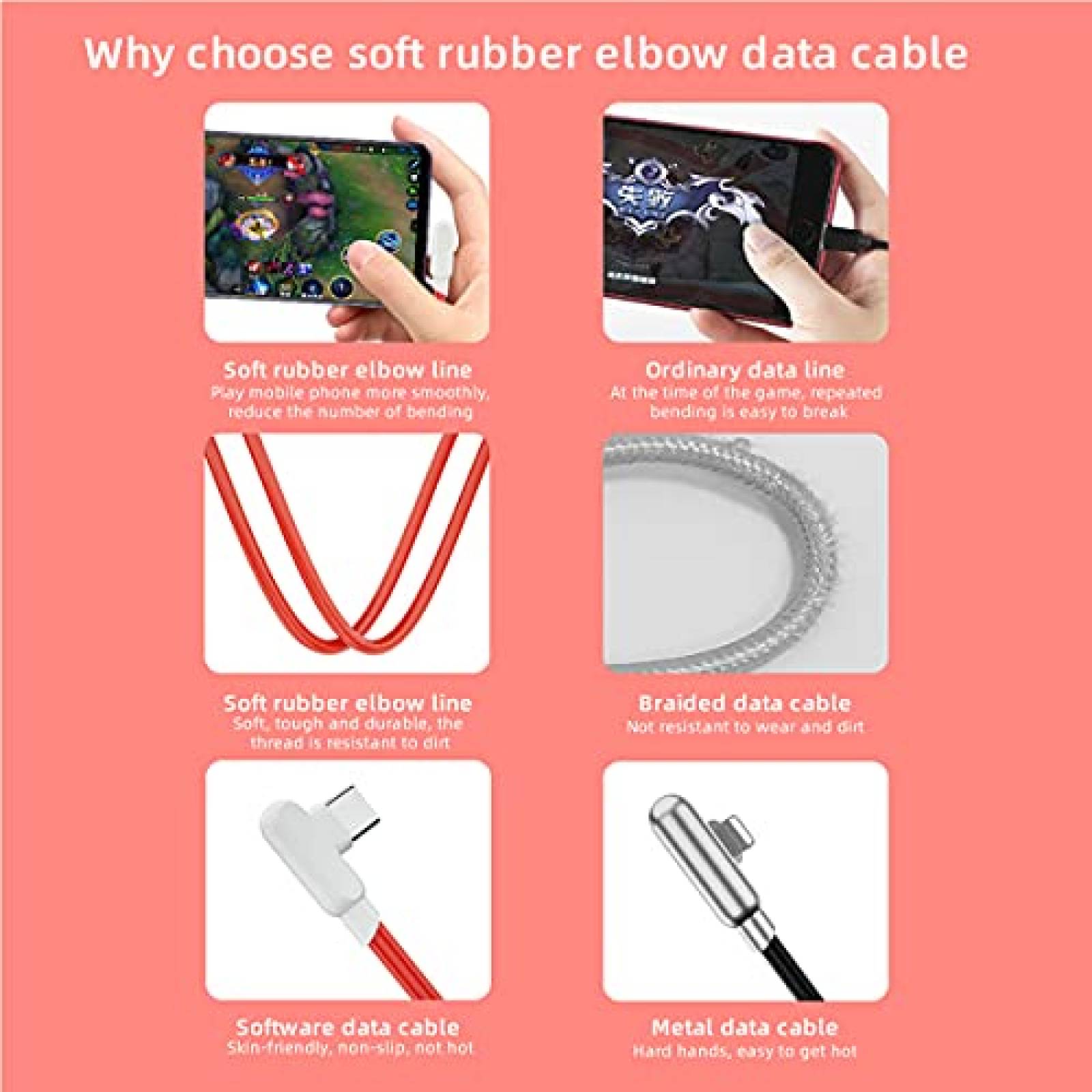 Paquete Cable Cargador Weboyo 3pzas para Celular OnePlus