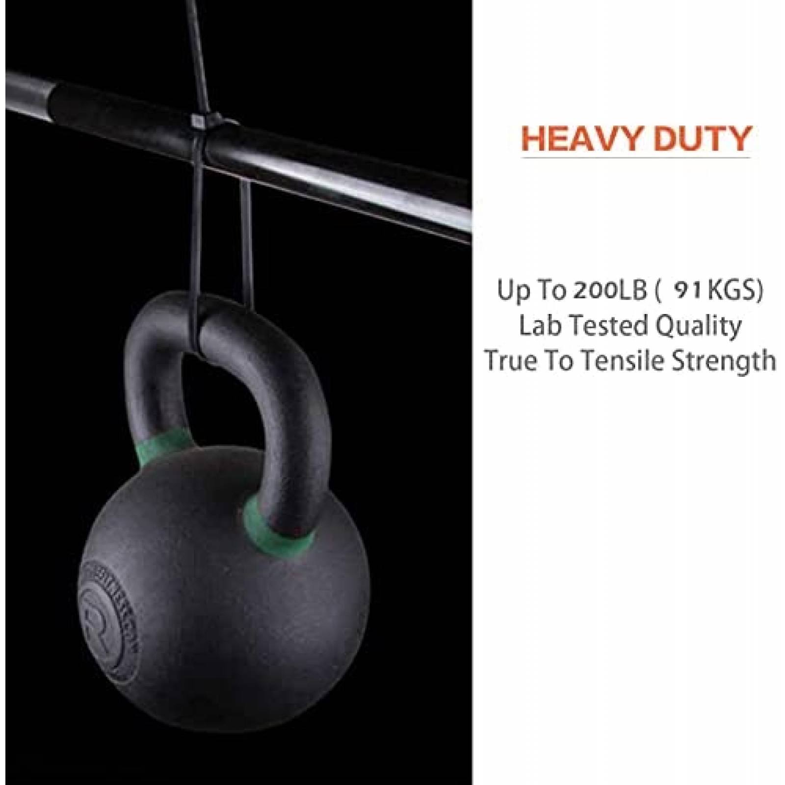 Pack de zinchos XINGKEDA x19 40" 200 libras -Negro