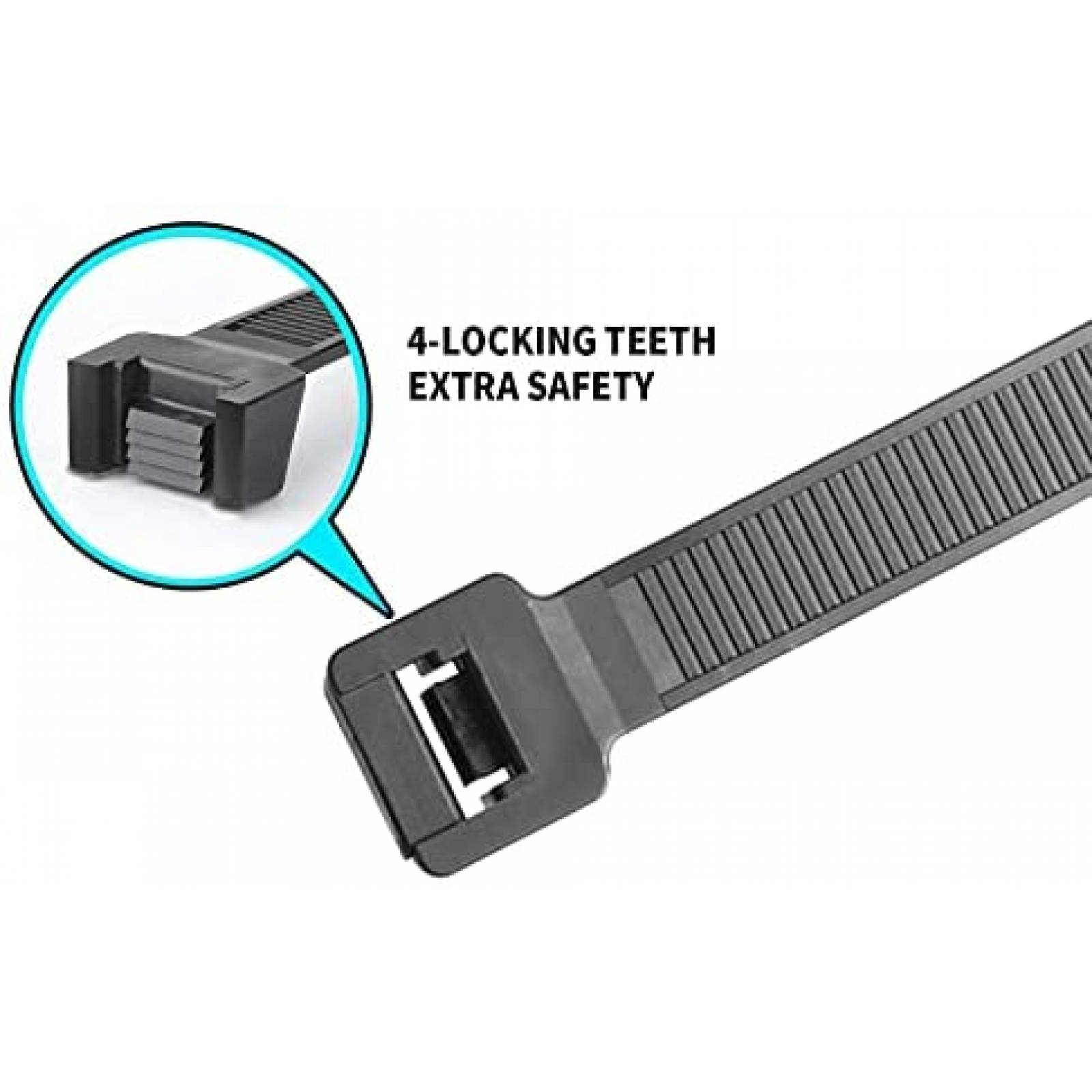 Pack de zinchos XINGKEDA x19 40" 200 libras -Negro