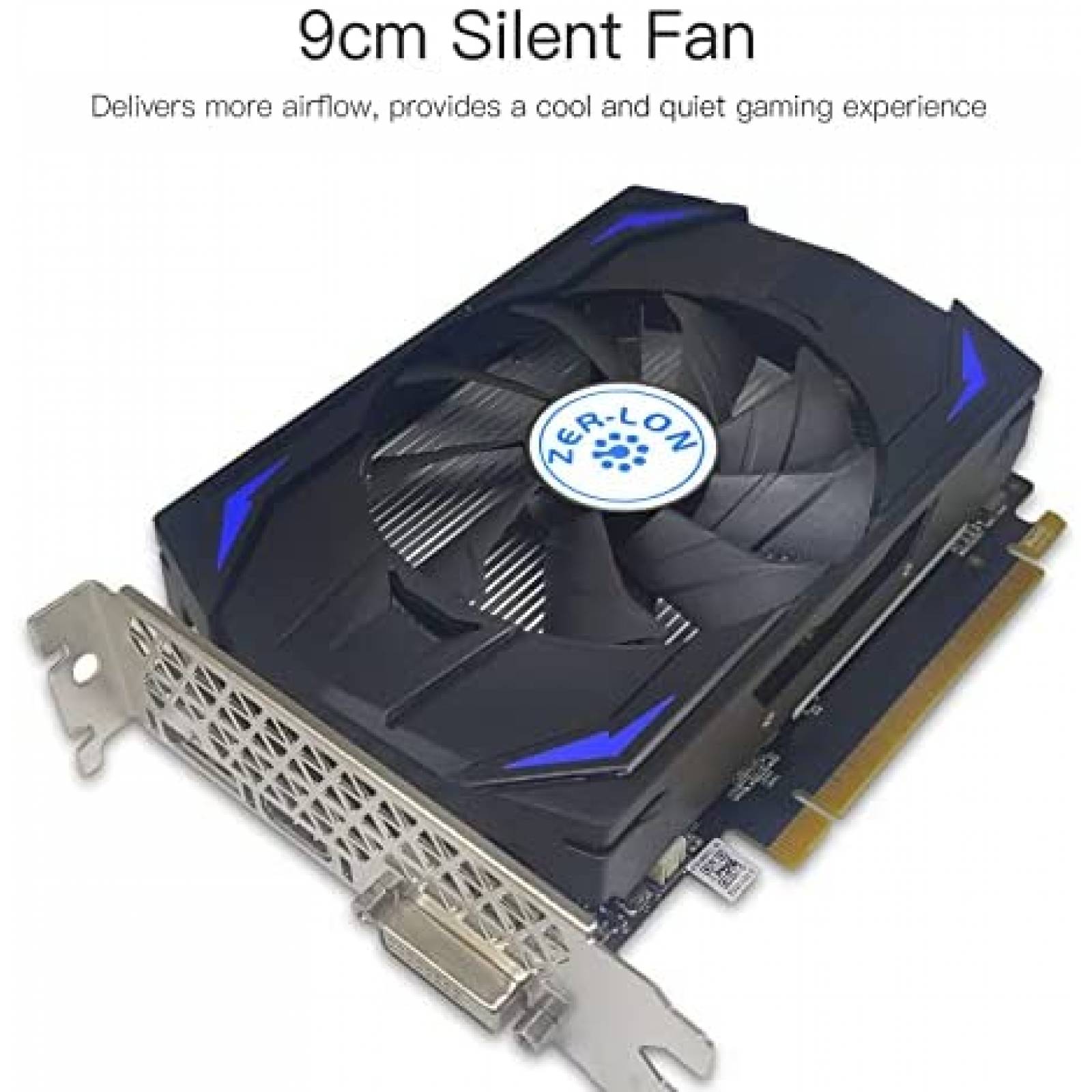 Tarjeta Grafica Zerlon NVIDIA GTX 1050 4GB 128-Bit GDDR5 PCI