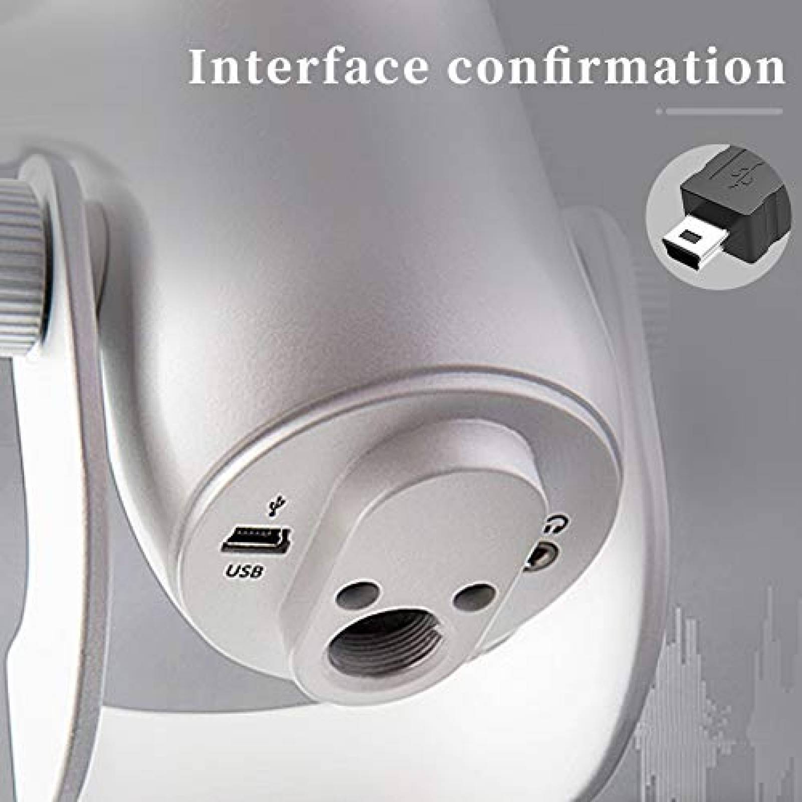 Cable USB Ancable de 10 Pies para Microfono Blue Yeti -Negro