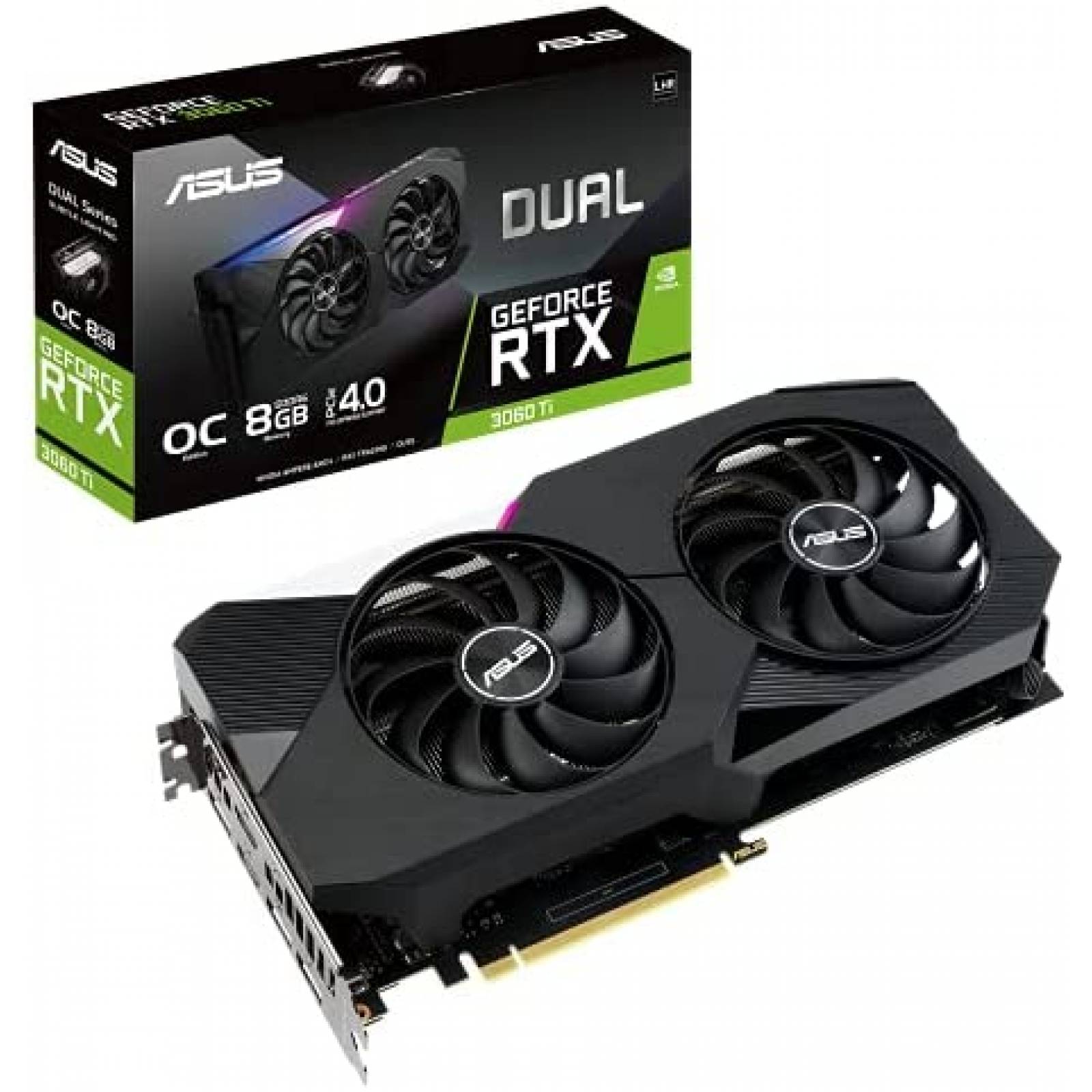 Tarjeta Grafica ASUS Dual NVIDIA GeForce RTX 3060 8GB GDDR6