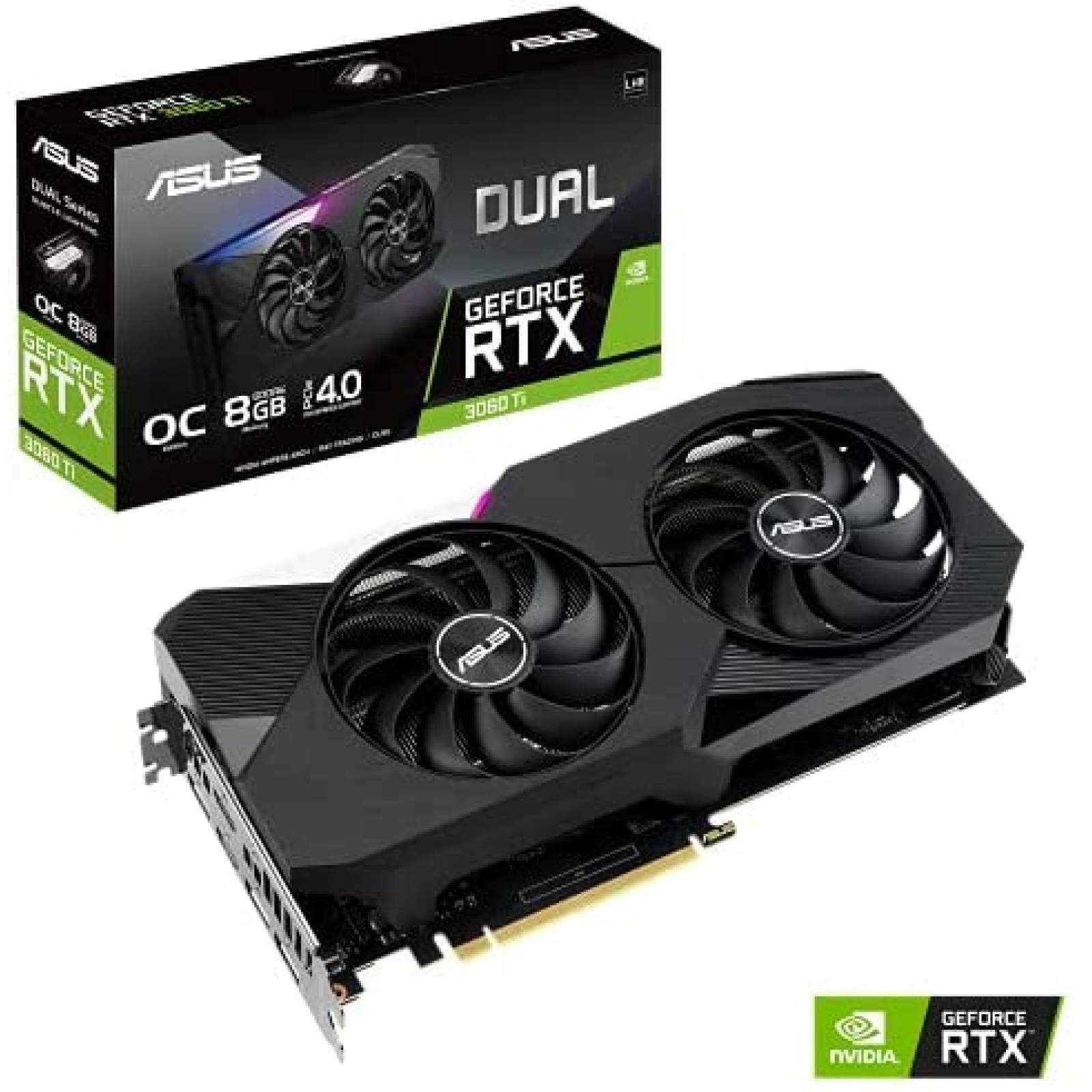 Tarjeta Grafica ASUS Dual NVIDIA GeForce RTX 3060 8GB GDDR6