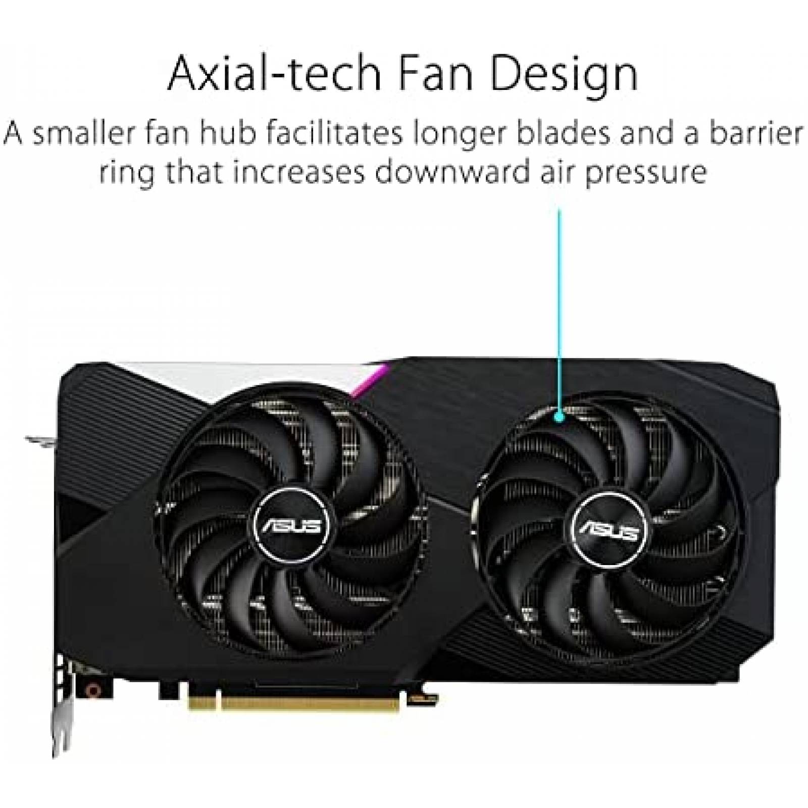 Tarjeta Grafica ASUS Dual NVIDIA GeForce RTX 3060 8GB GDDR6