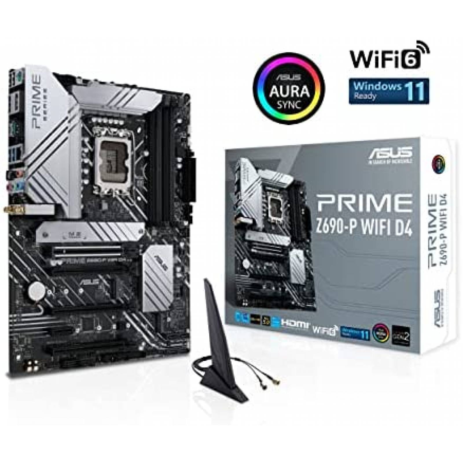 Tarjeta madre ASUS Prime Z690-P WiFi D4 LGA1700 DDR4