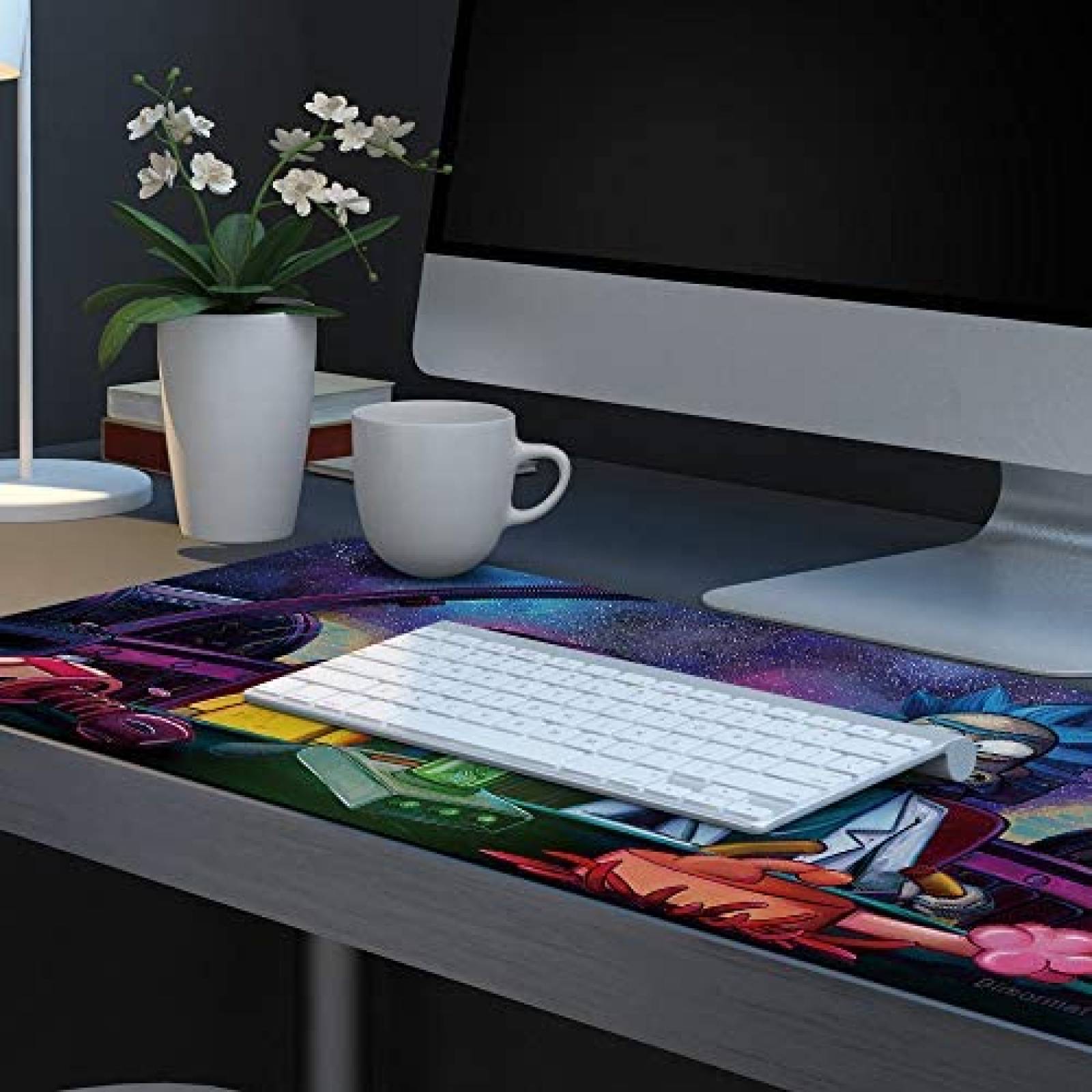 Alfombrilla De Mouse Bimormat XXL Diseo Rick Y Morty -Azul