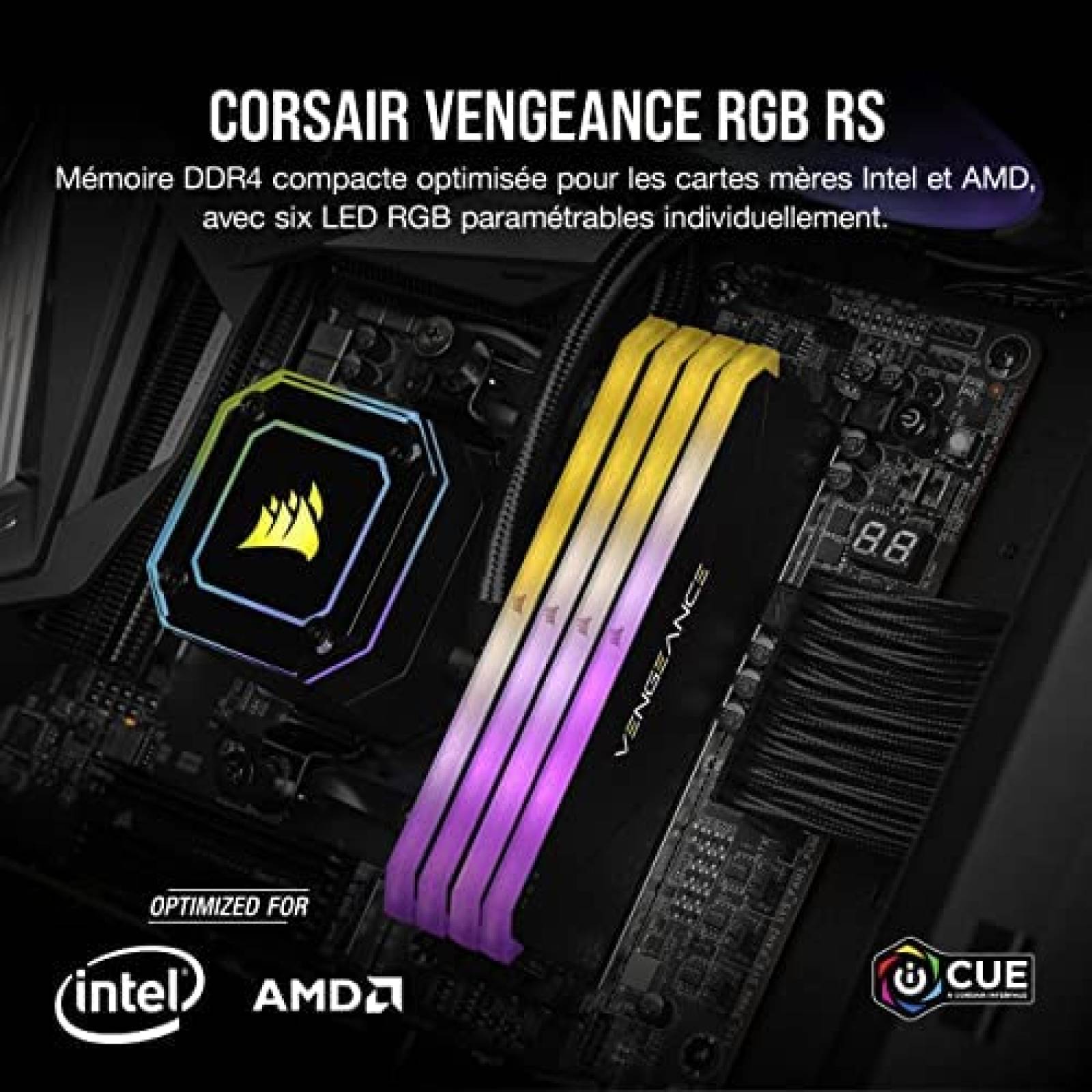 Memoria Corsair Vengeance RGB RS 16 GB (2x8 GB) DDR4 3600