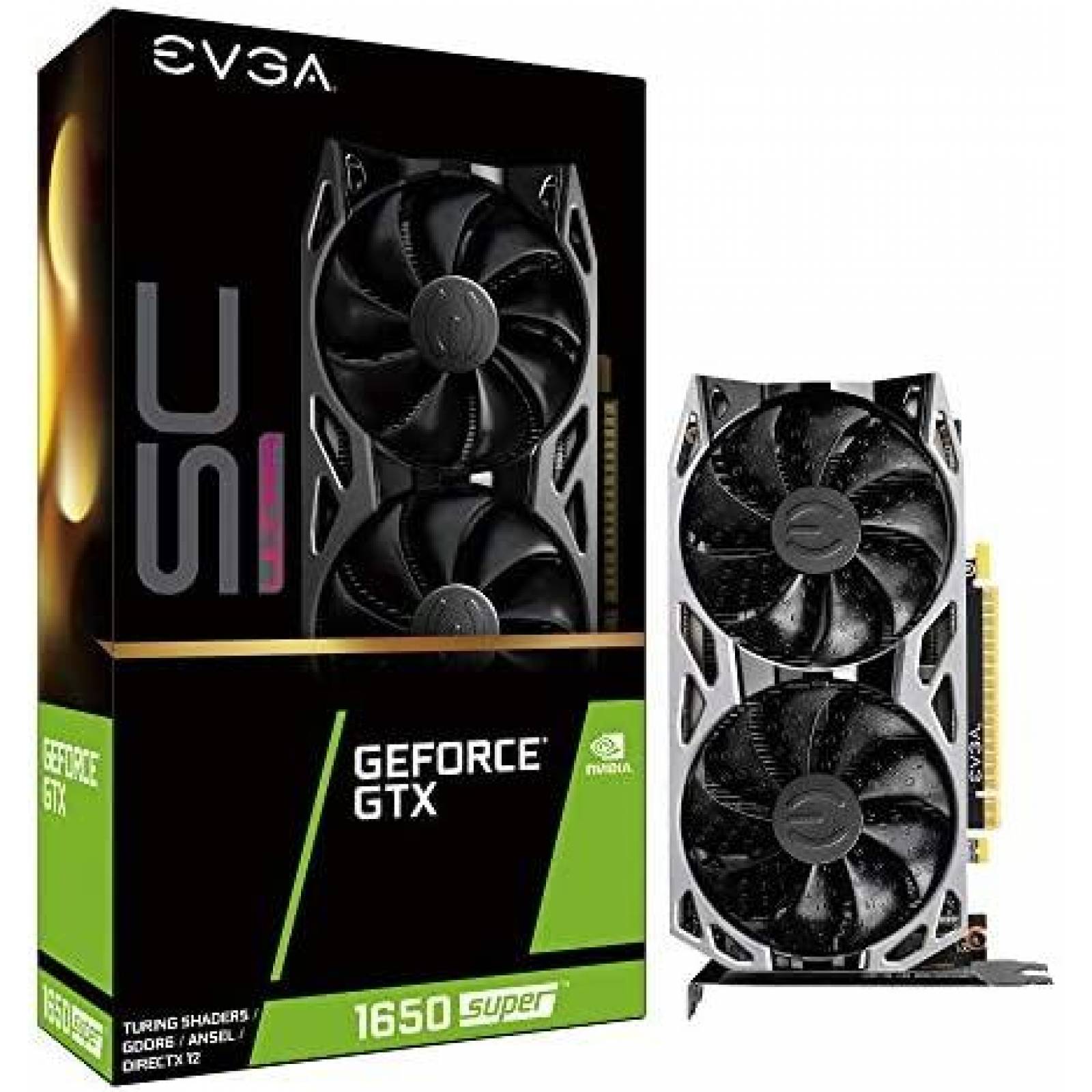 Tarjeta Grafica EVGA GeForce GTX 1650 Super SC de 4GB GDDR6