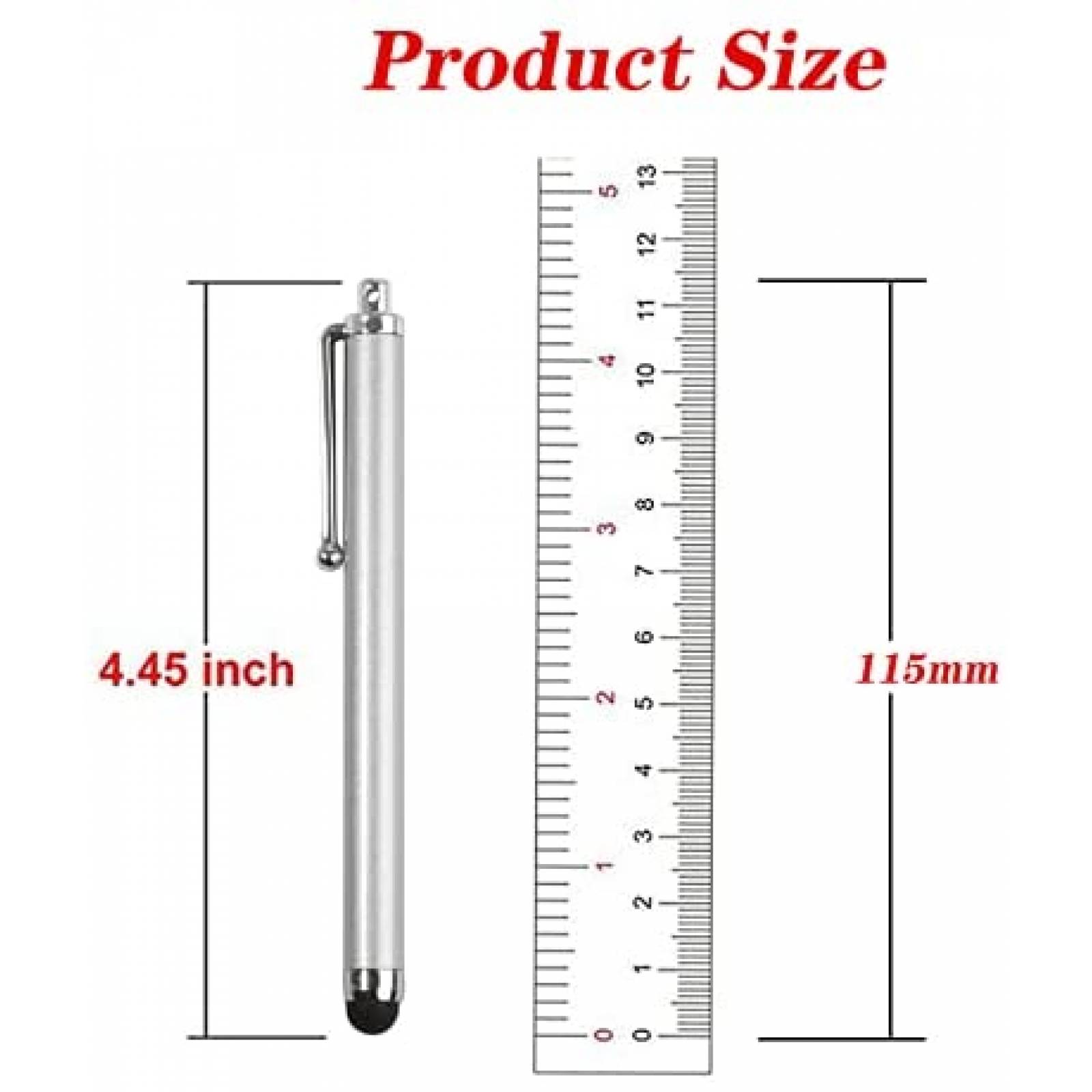 Pluma Stylus FYACCD para Tablet Universal 12 Pzs -12 Colores