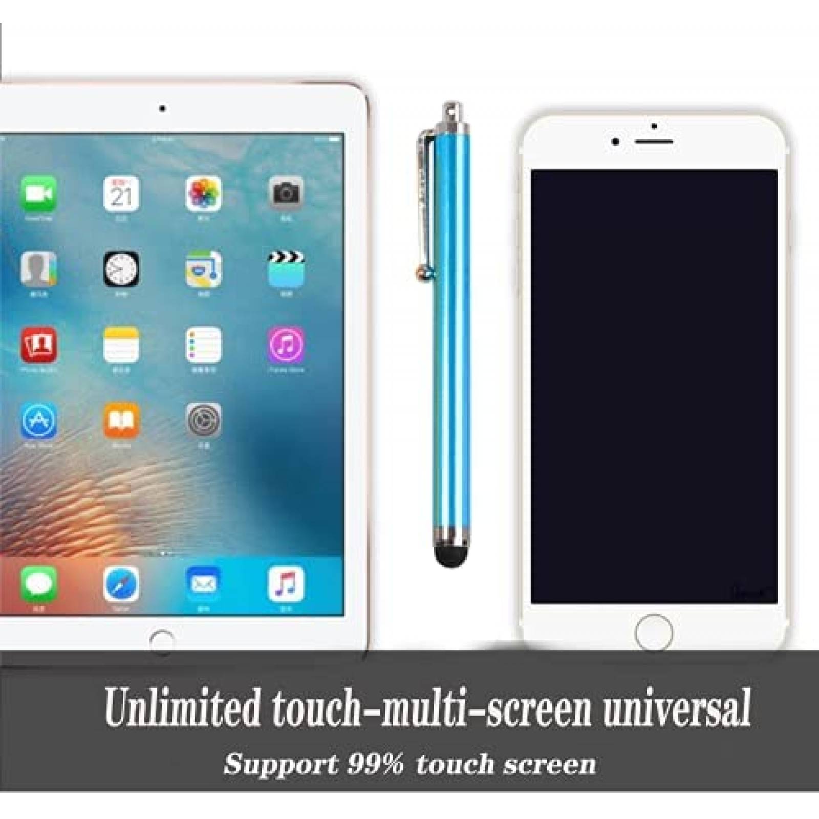 Pluma Stylus FYACCD para Tablet Universal 12 Pzs -12 Colores