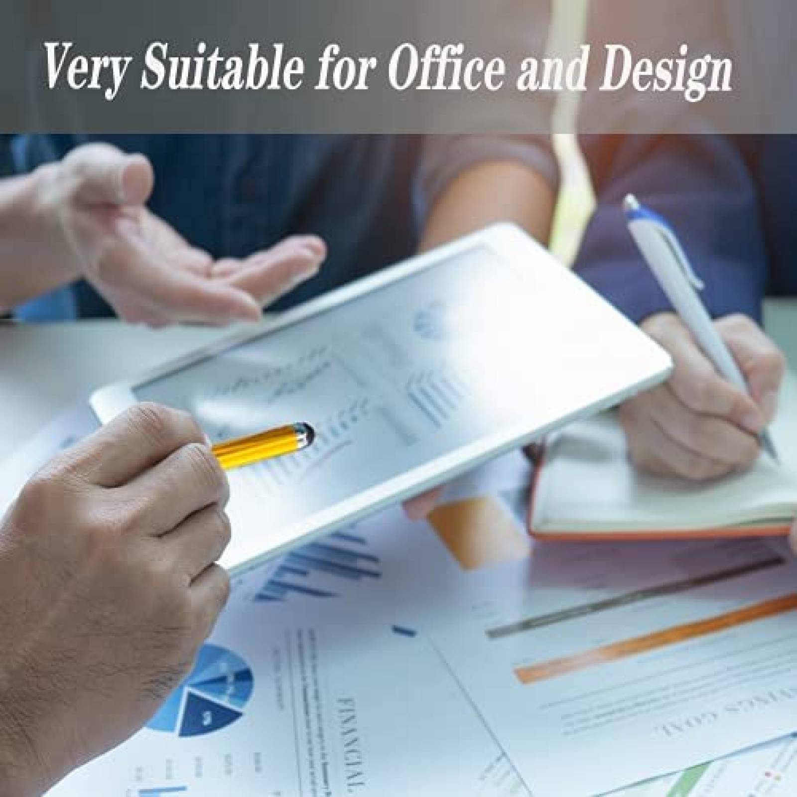 Pluma Stylus FYACCD para Tablet Universal 12 Pzs -12 Colores