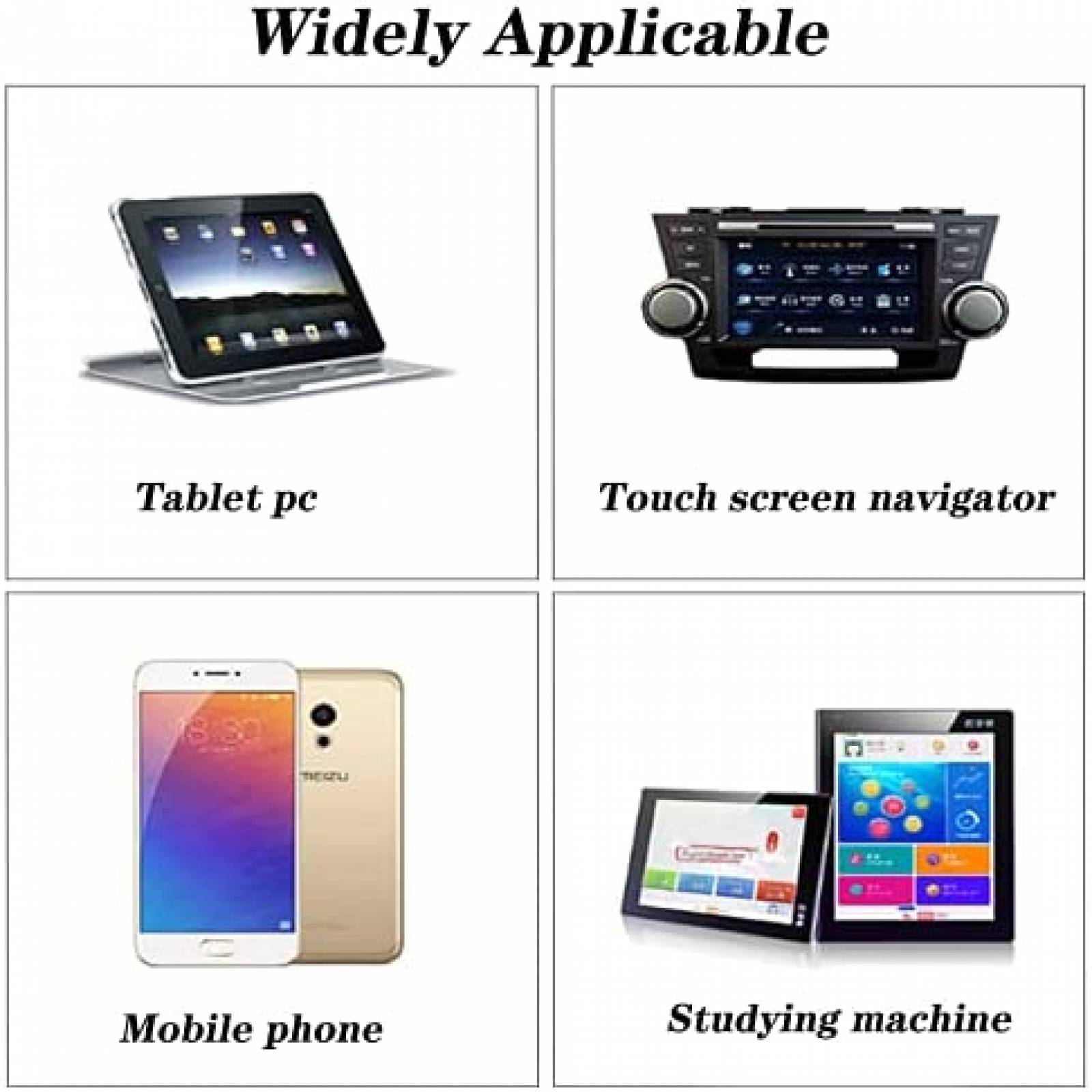 Pluma Stylus FYACCD para Tablet Universal 12 Pzs -12 Colores