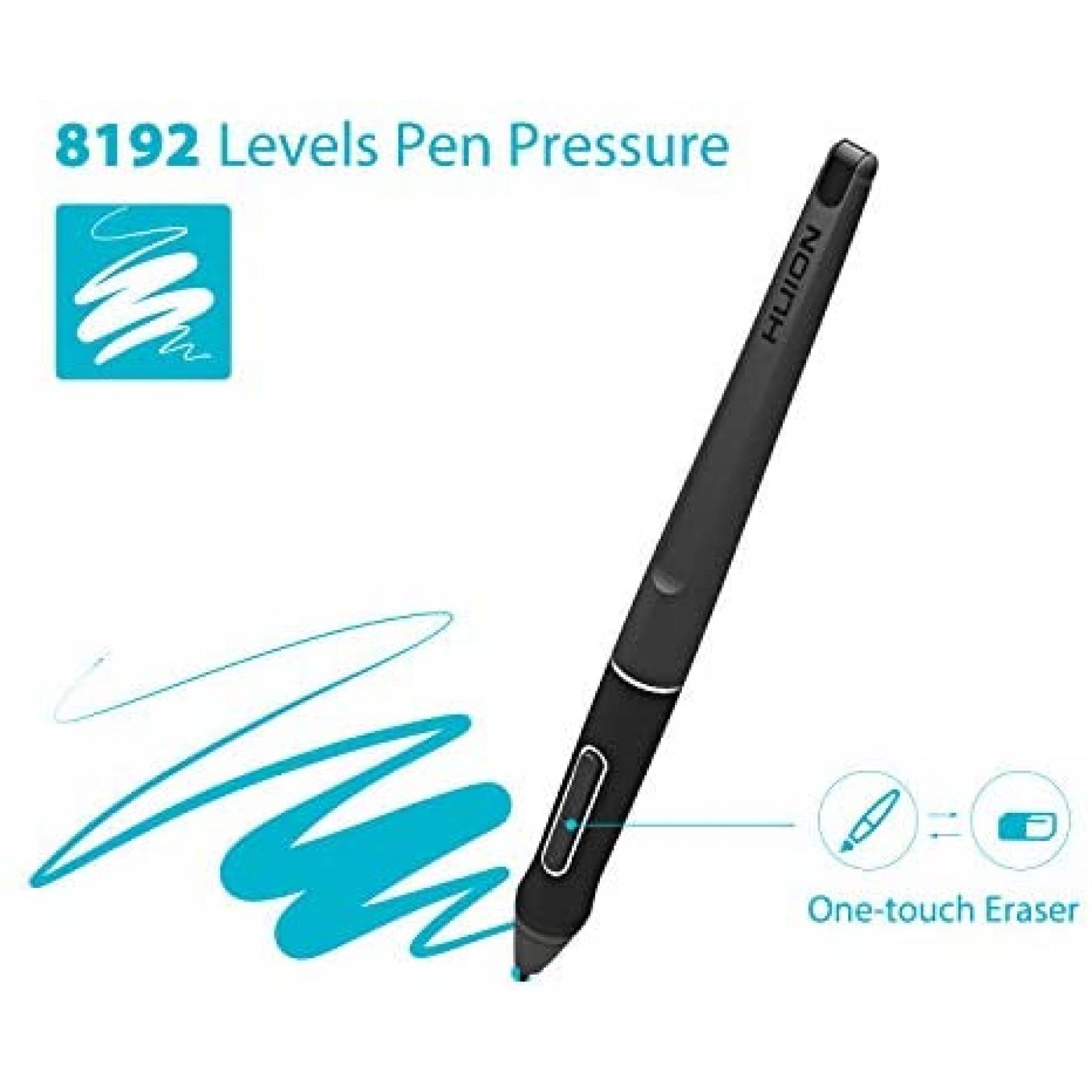Pluma Huion PW507 Sin bateria para Tableta Dibujo Kamvas