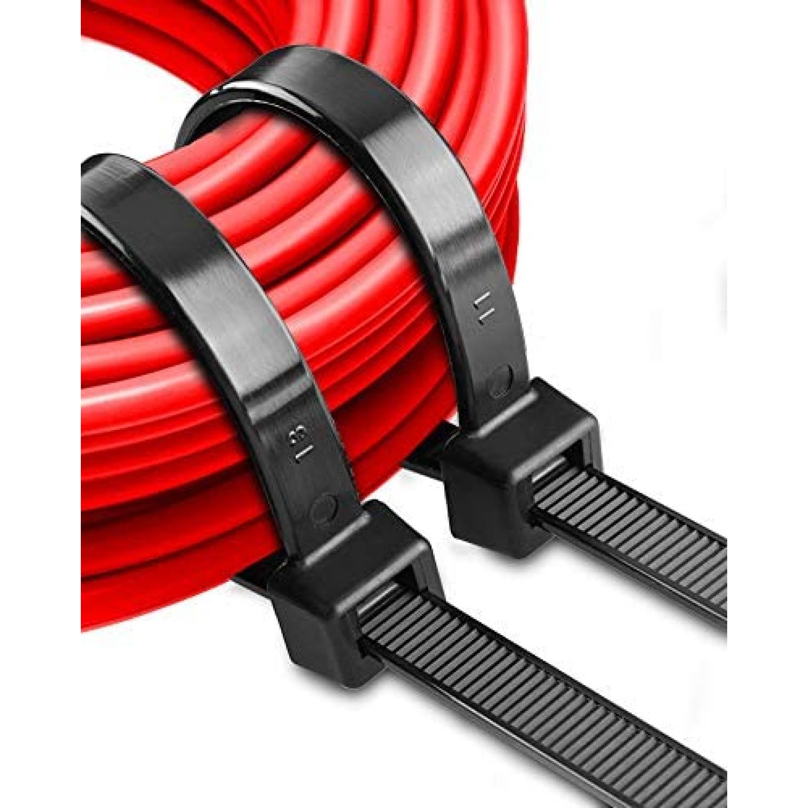 Tiras Zip JIAHCN 200lbs Industrial Cable 50 unidades -Negro