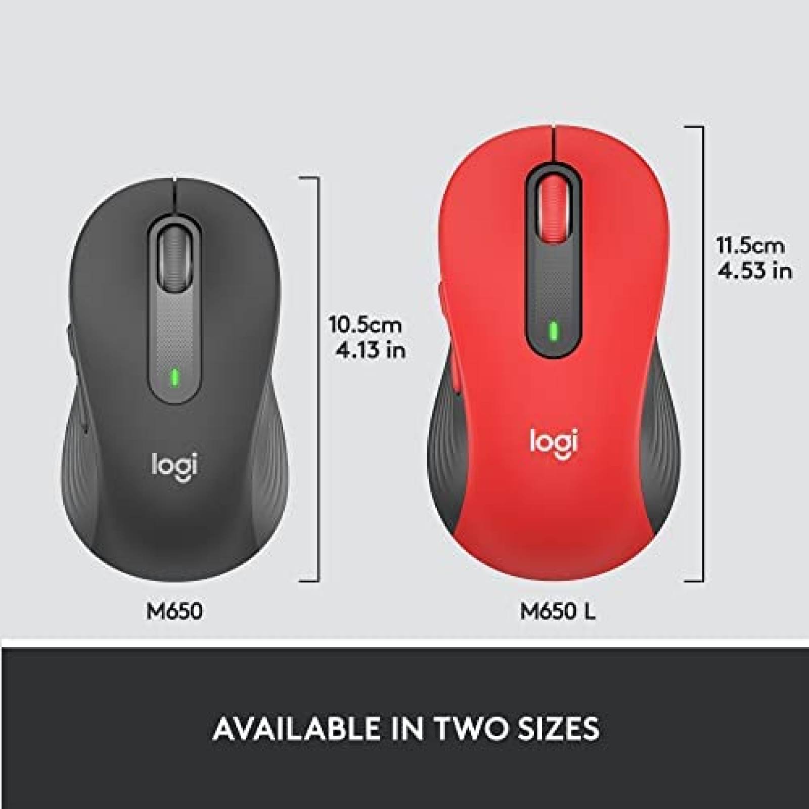 Mouse Logitech Signature M650 Inalambrico Tamao Mediano