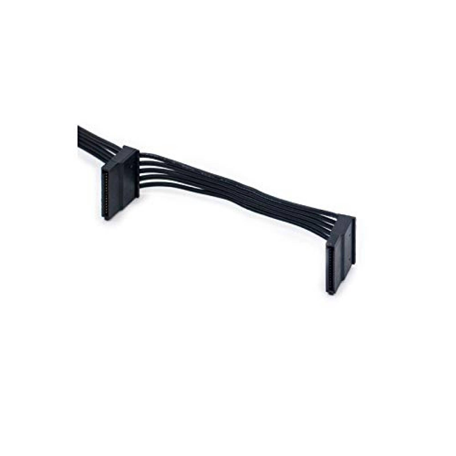 Cable RGEEK Divisor SATA 15 Pines a 5 SATA 24'' -Negro
