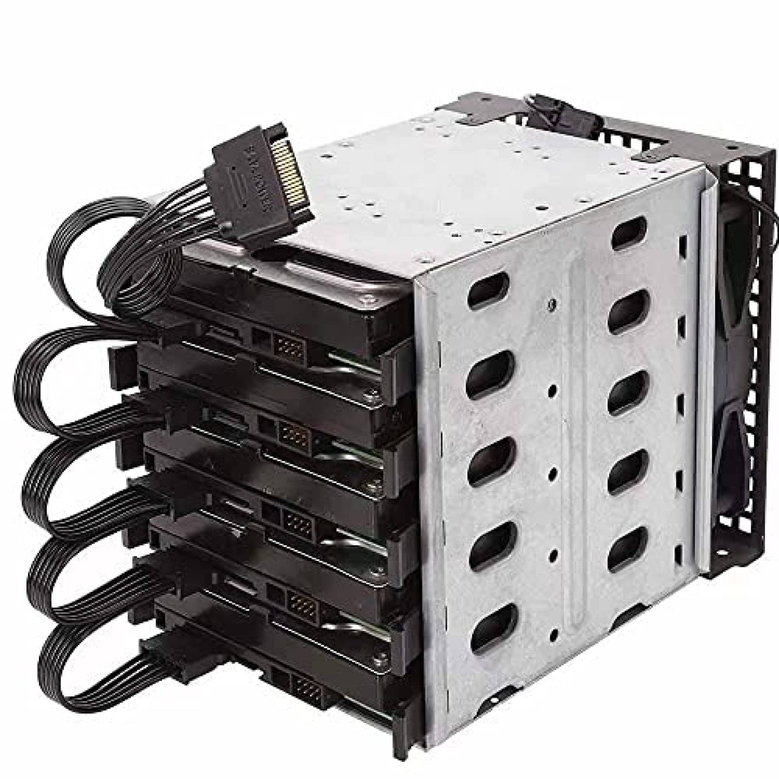 Cable RGEEK Divisor SATA 15 Pines a 5 SATA 24'' -Negro