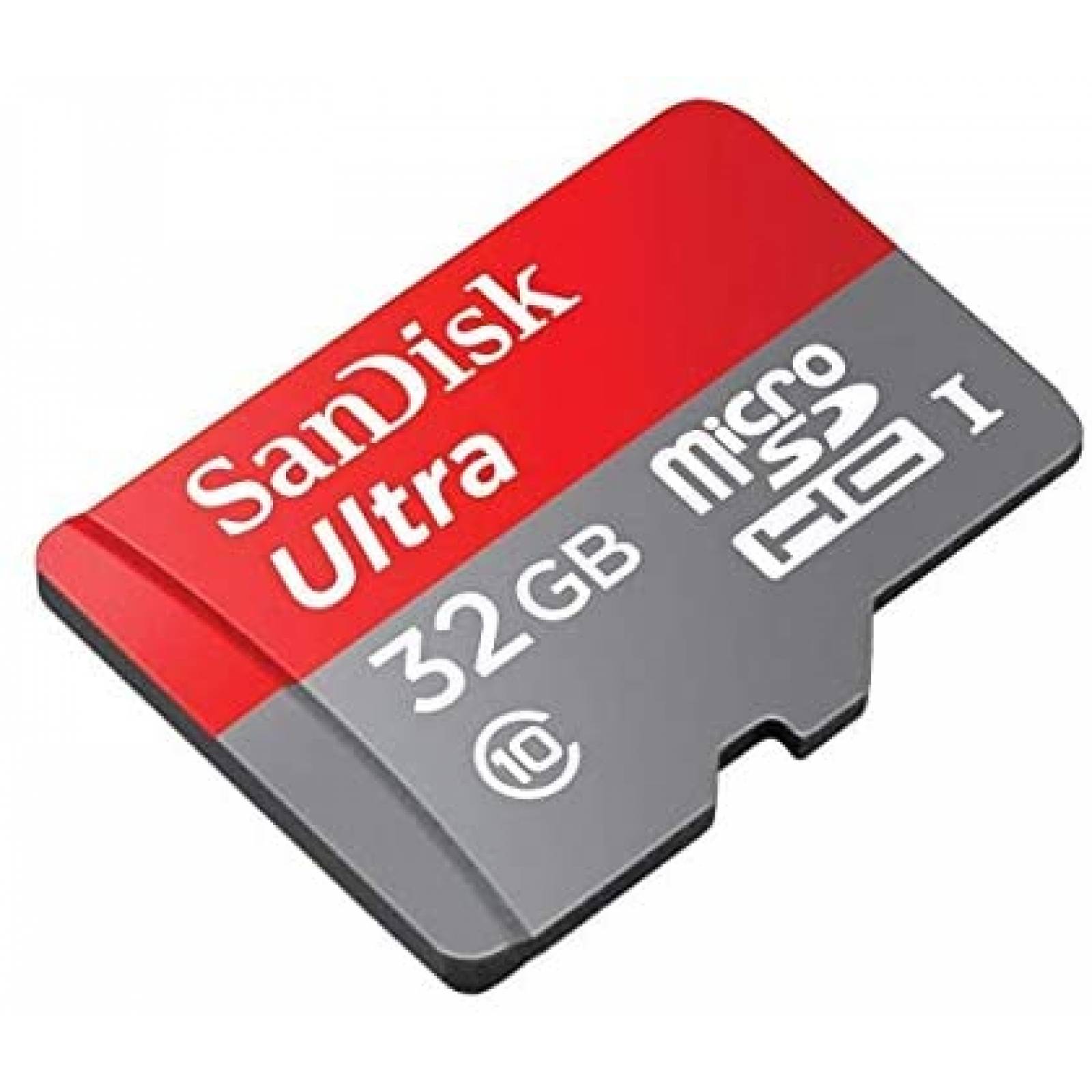 Tarjeta MicroSD SanDisk Ultra 32GB y lector de tarjetas