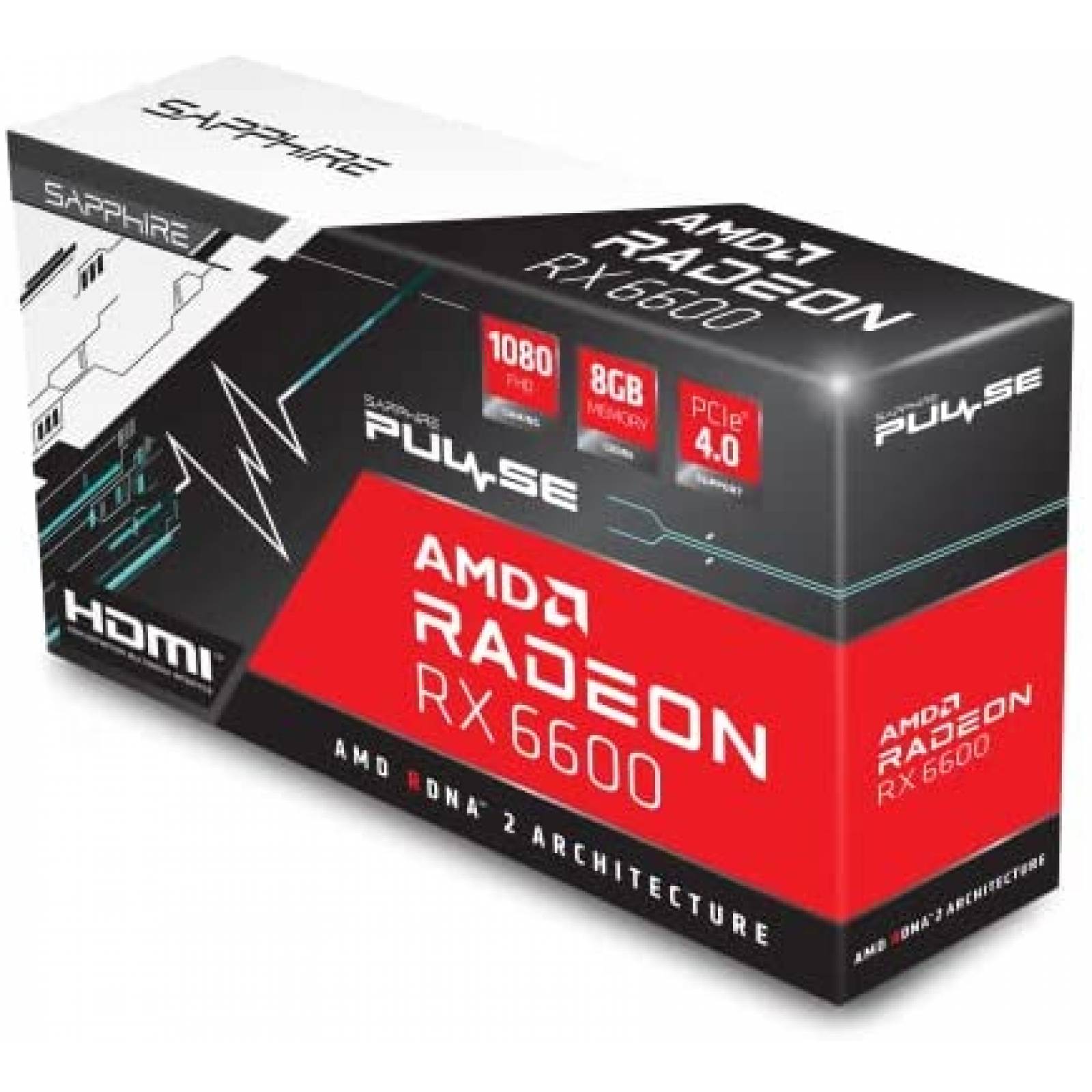 Tarjeta Grafica Sapphire Pulse AMD Radeon RX 6600 8GB GDDR6