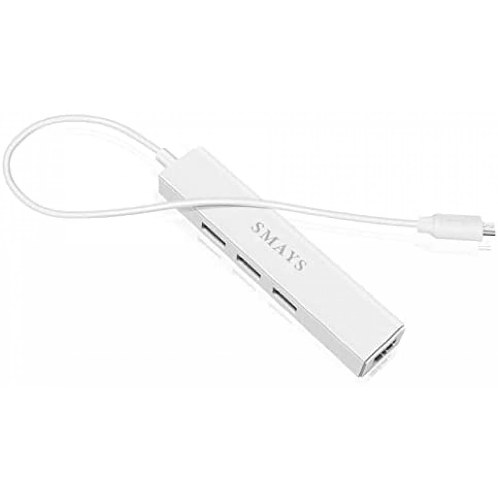 Adaptador ethernet para Roku Express Smays 480 mbps -Blanco