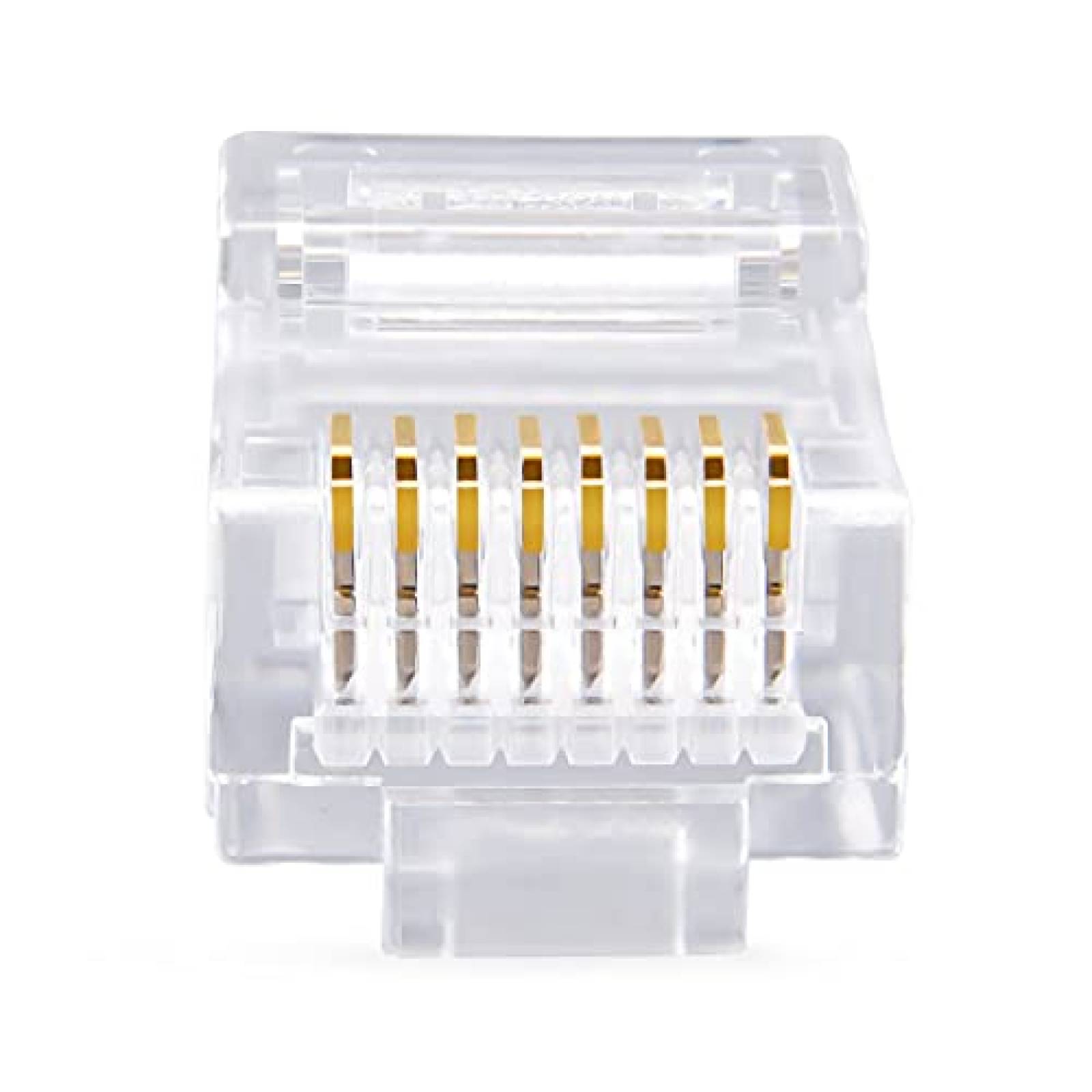 Conectores W NECTOUN 100 Pzs RJ45 UTP CAT5E -Transparente