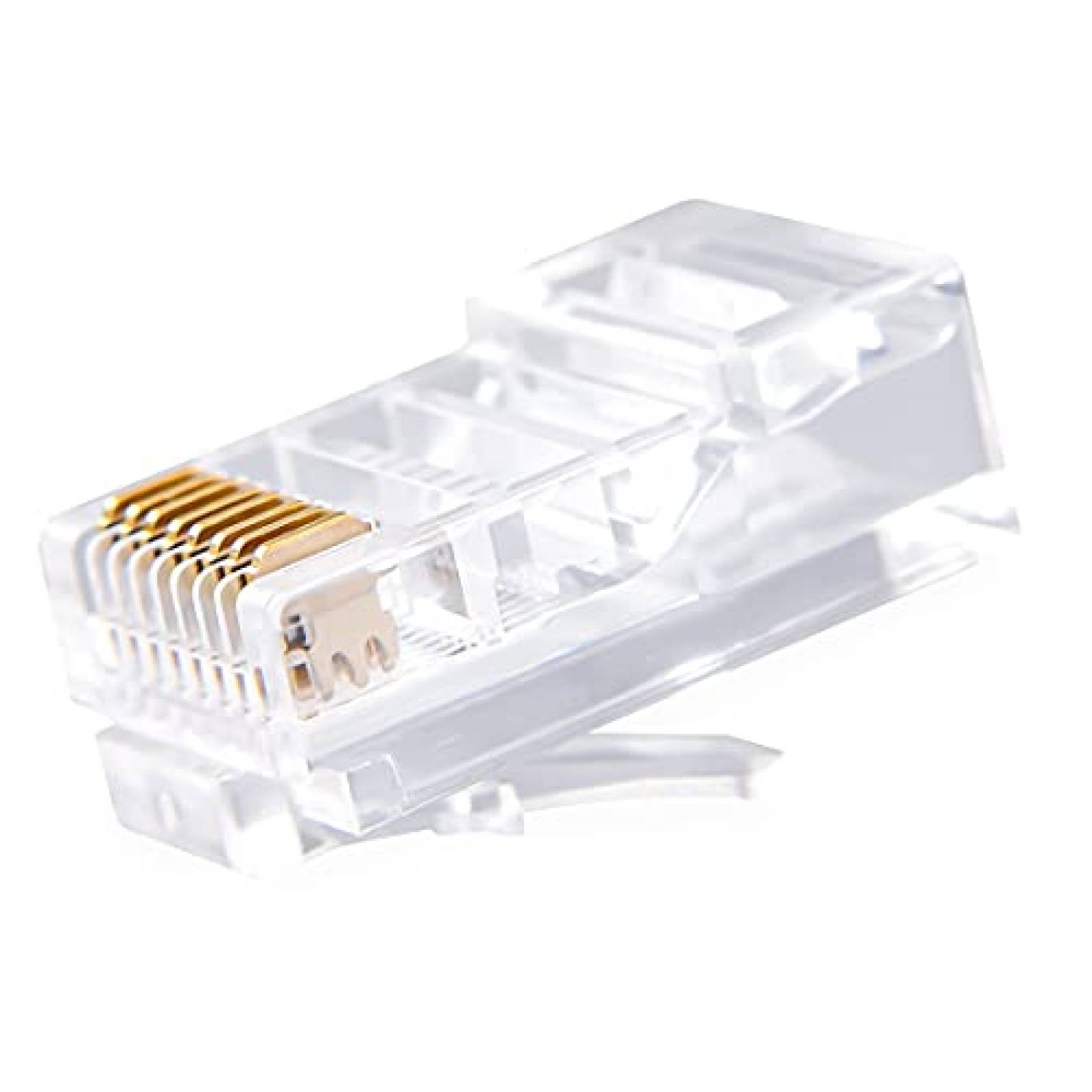 Conectores W NECTOUN 100 Pzs RJ45 UTP CAT5E -Transparente