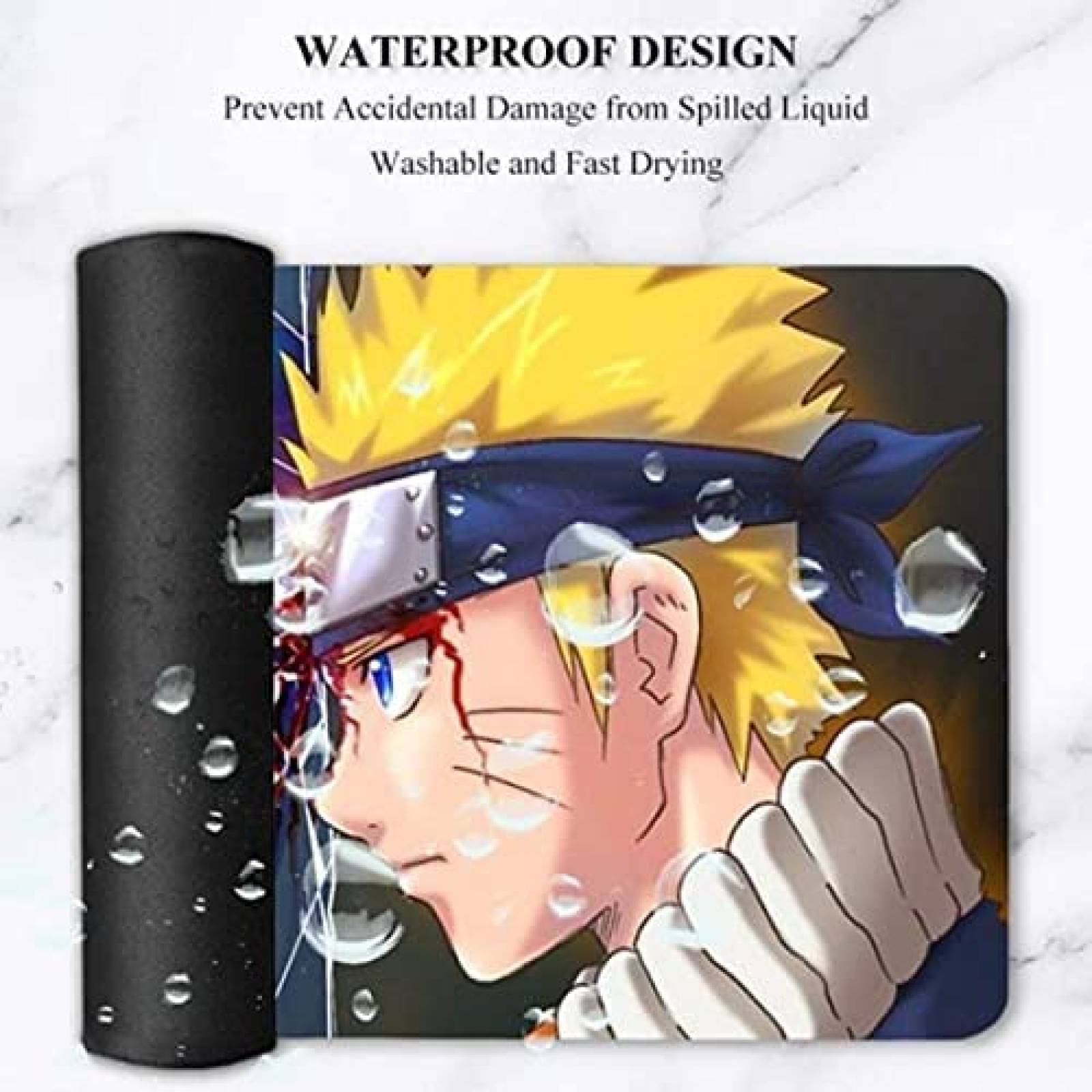 MousePad WDAXIN Naruto Shippuden Rectangular Gaming -Azul