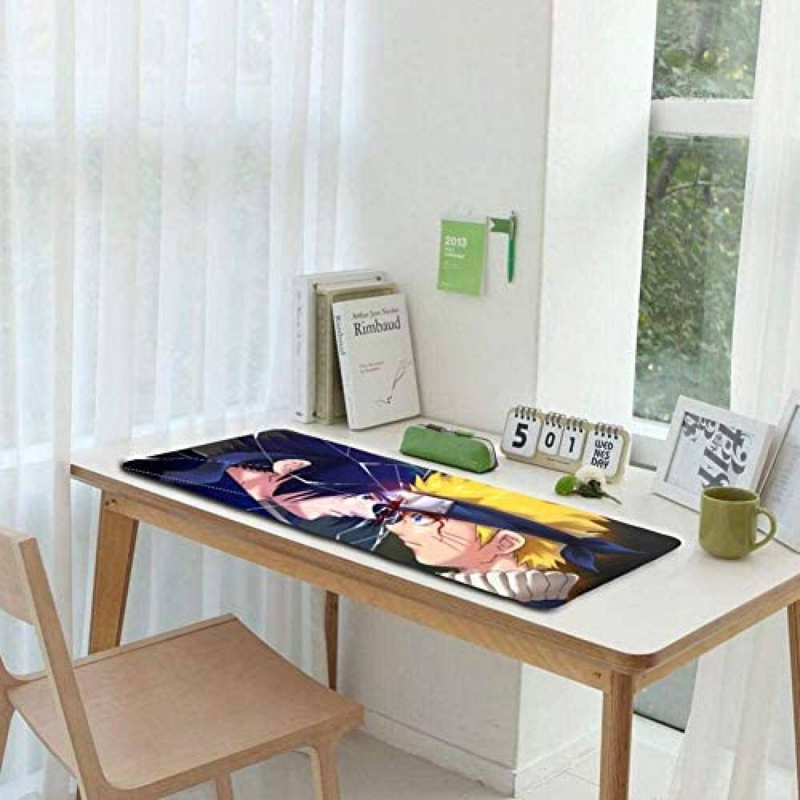 MousePad WDAXIN Naruto Shippuden Rectangular Gaming -Azul