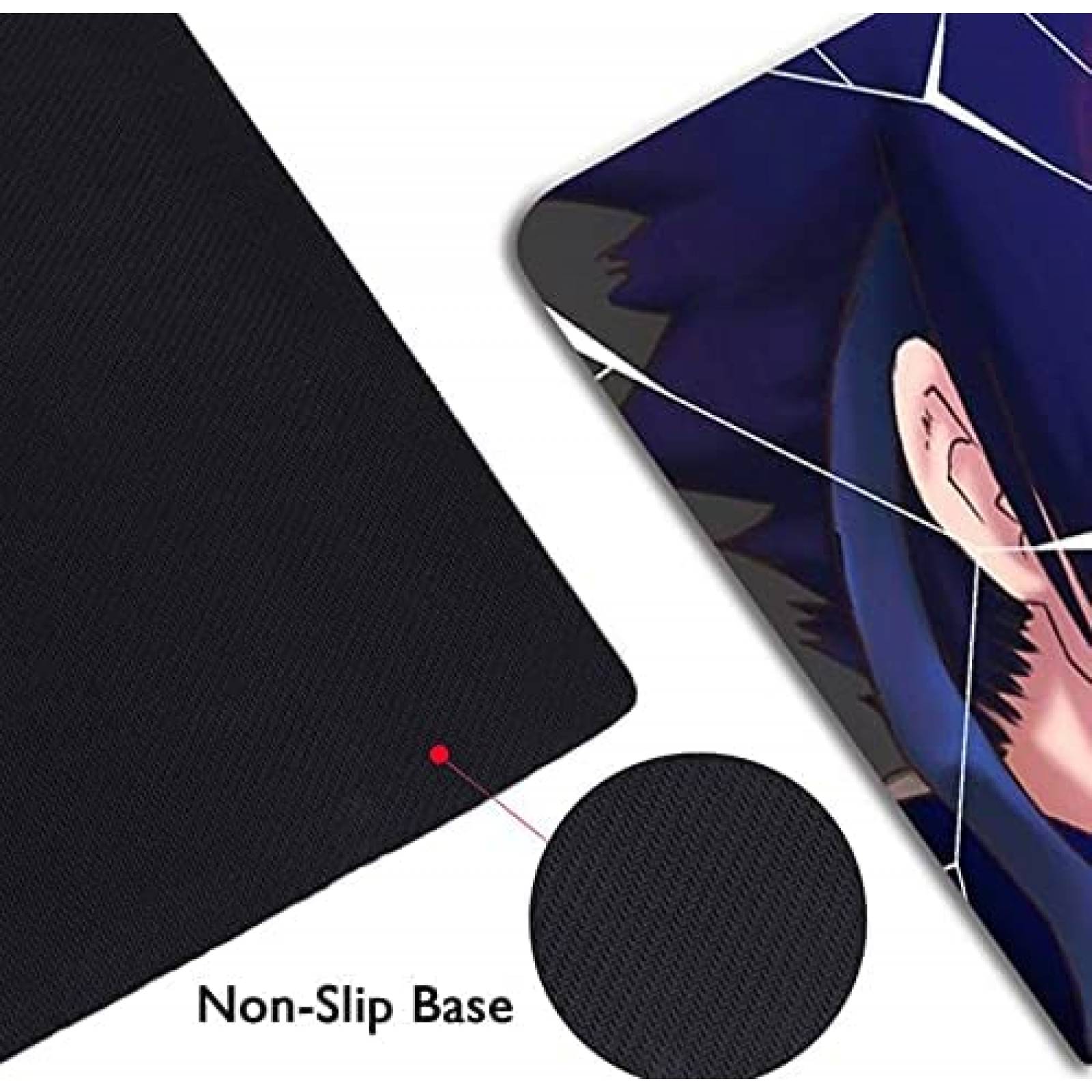 MousePad WDAXIN Naruto Shippuden Rectangular Gaming -Azul