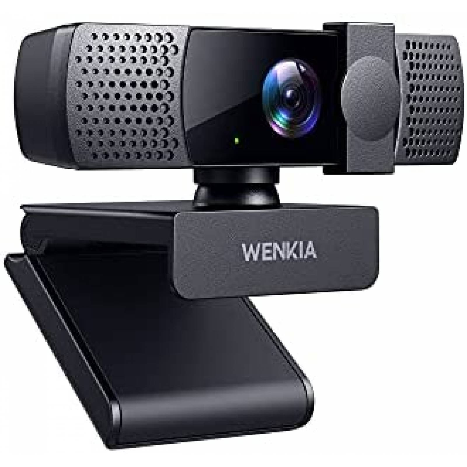 Camara Web WENKIA PC-LM7 1080P Con Doble Microfono -Negro