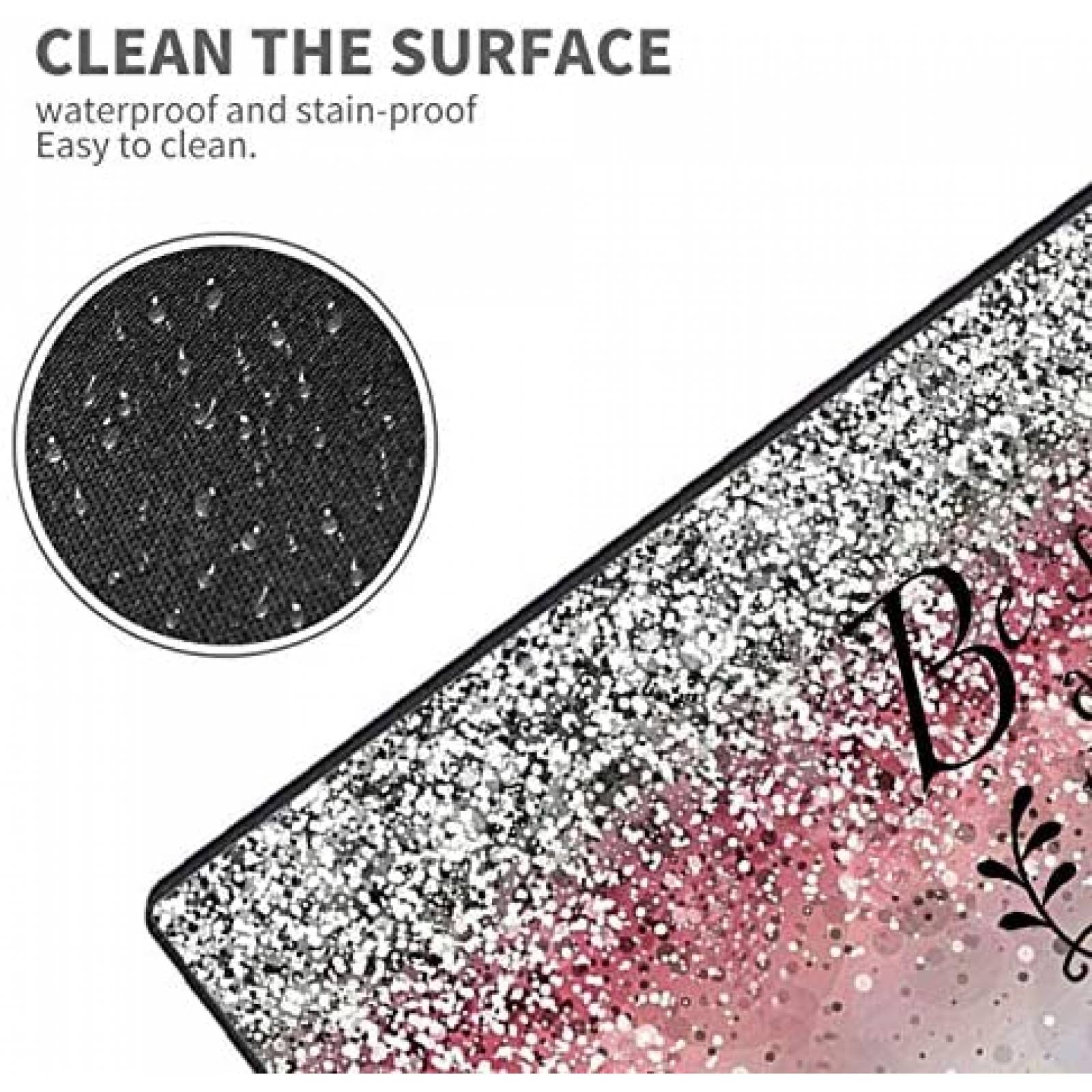 Mouse Pad XXL XMTMR-Glass de 31.5"11.8" -Rosa Dorado