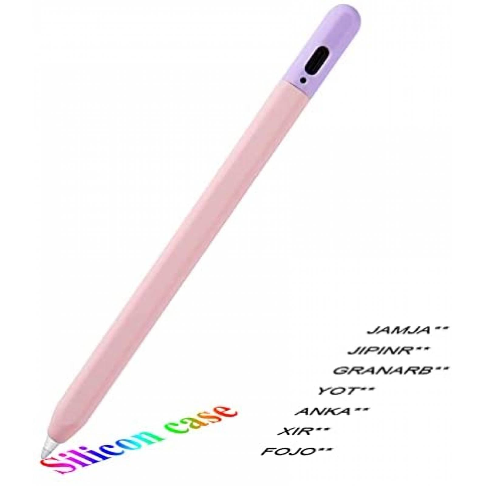Funda YARENKA Antideslizante De Silicon Para Stylus Pen-Rosa