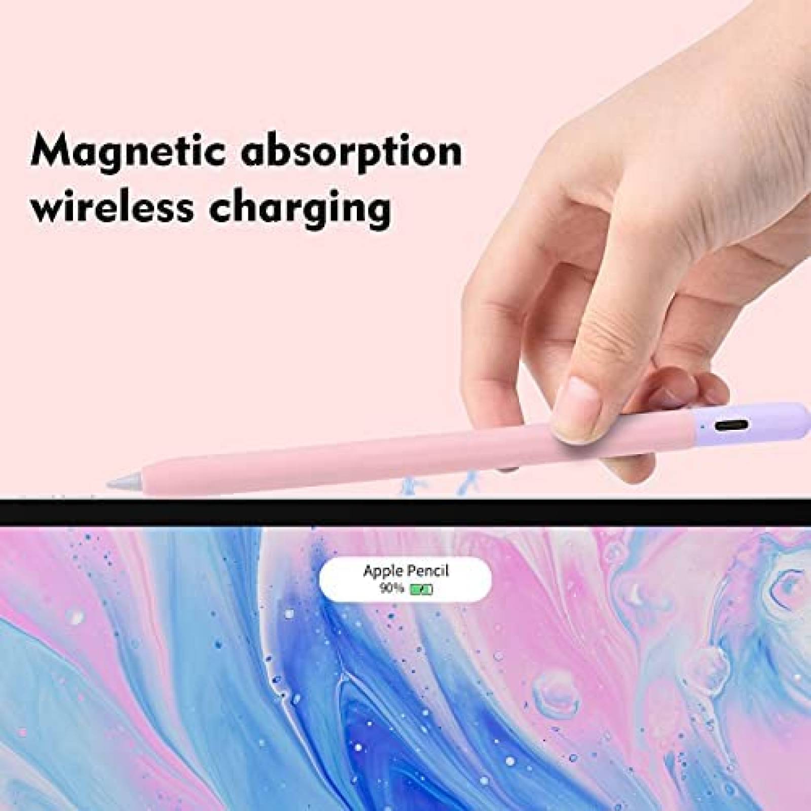 Funda YARENKA Antideslizante De Silicon Para Stylus Pen-Rosa