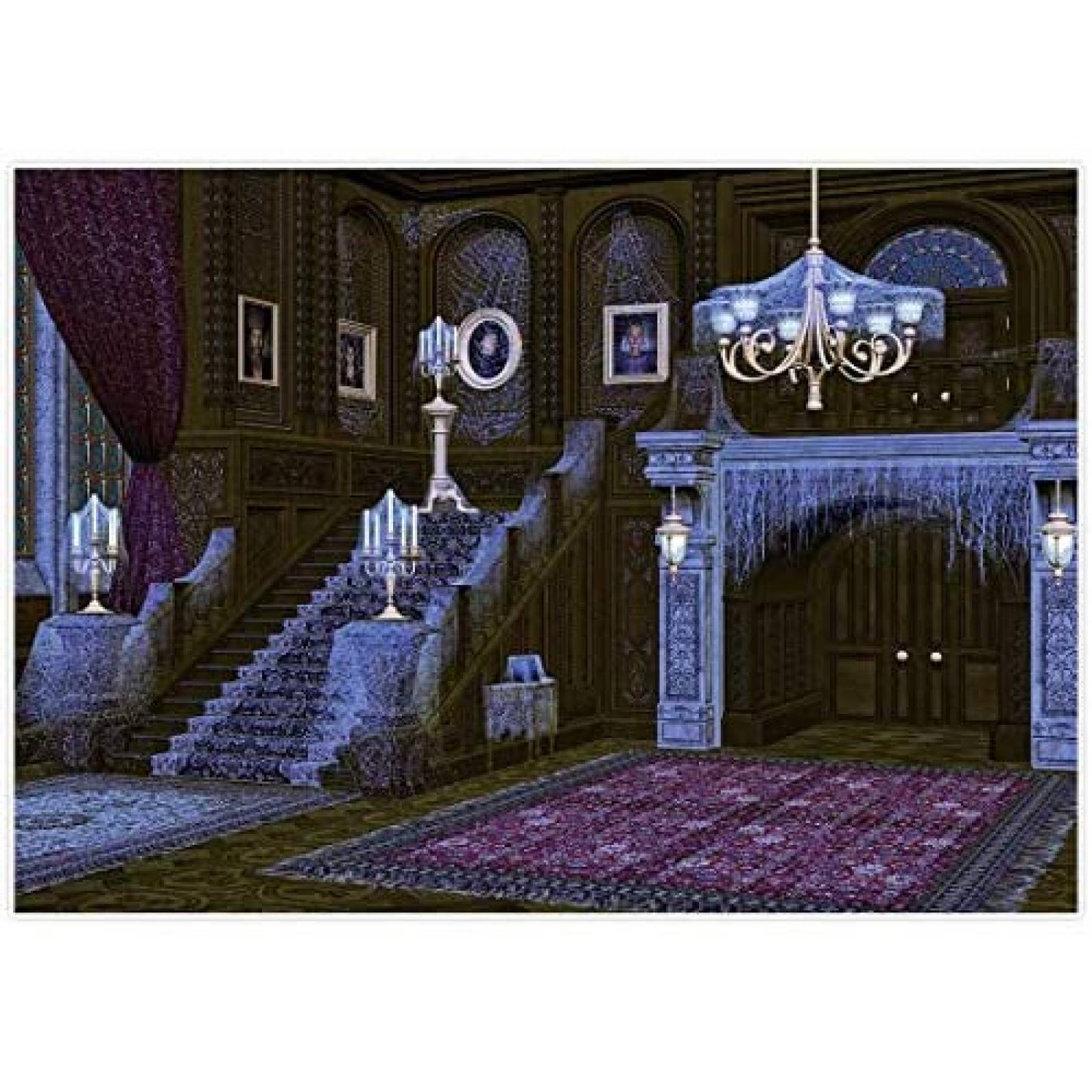 Fondo Fotografico Allenjoy Casa Embrujada Halloween Estudio