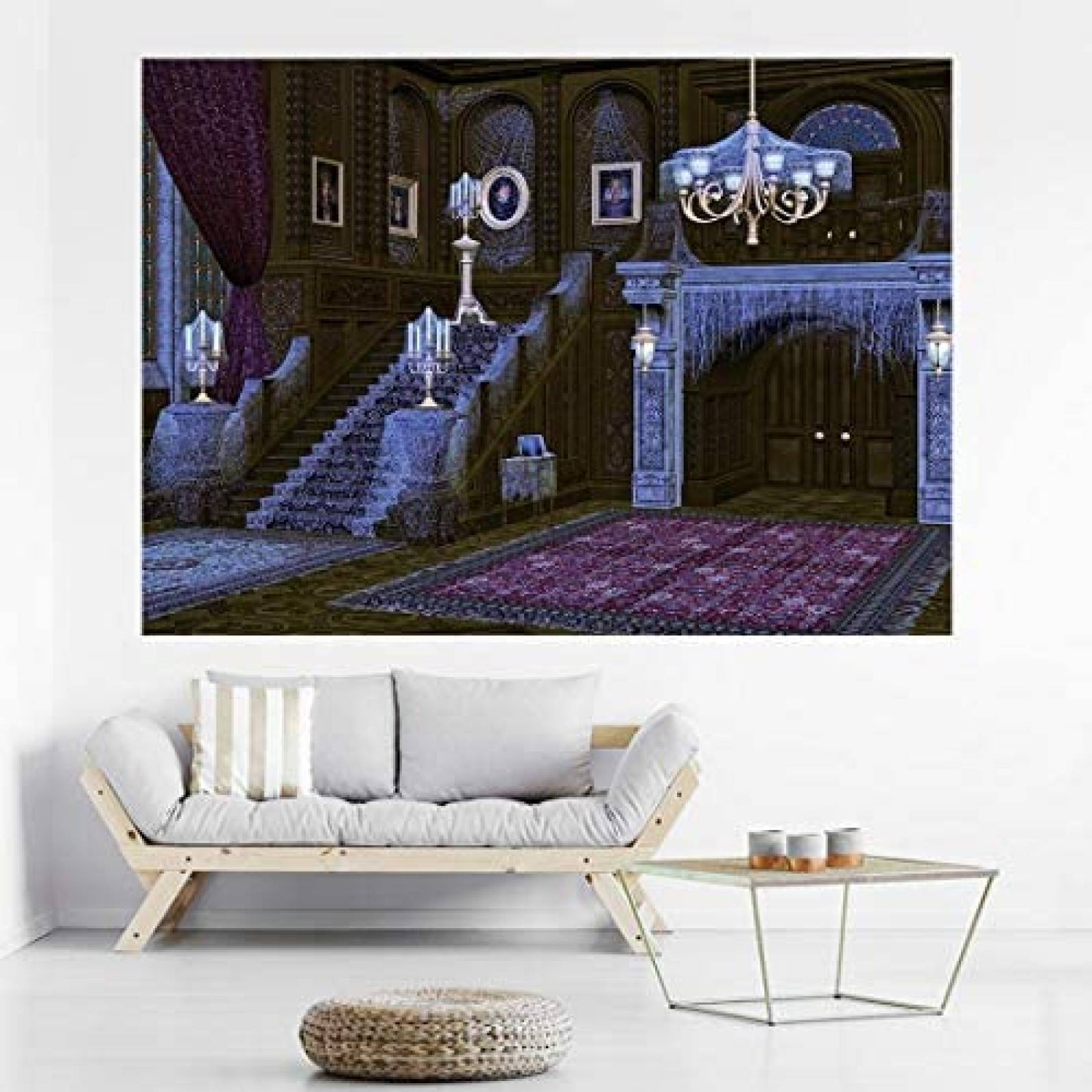 Fondo Fotografico Allenjoy Casa Embrujada Halloween Estudio