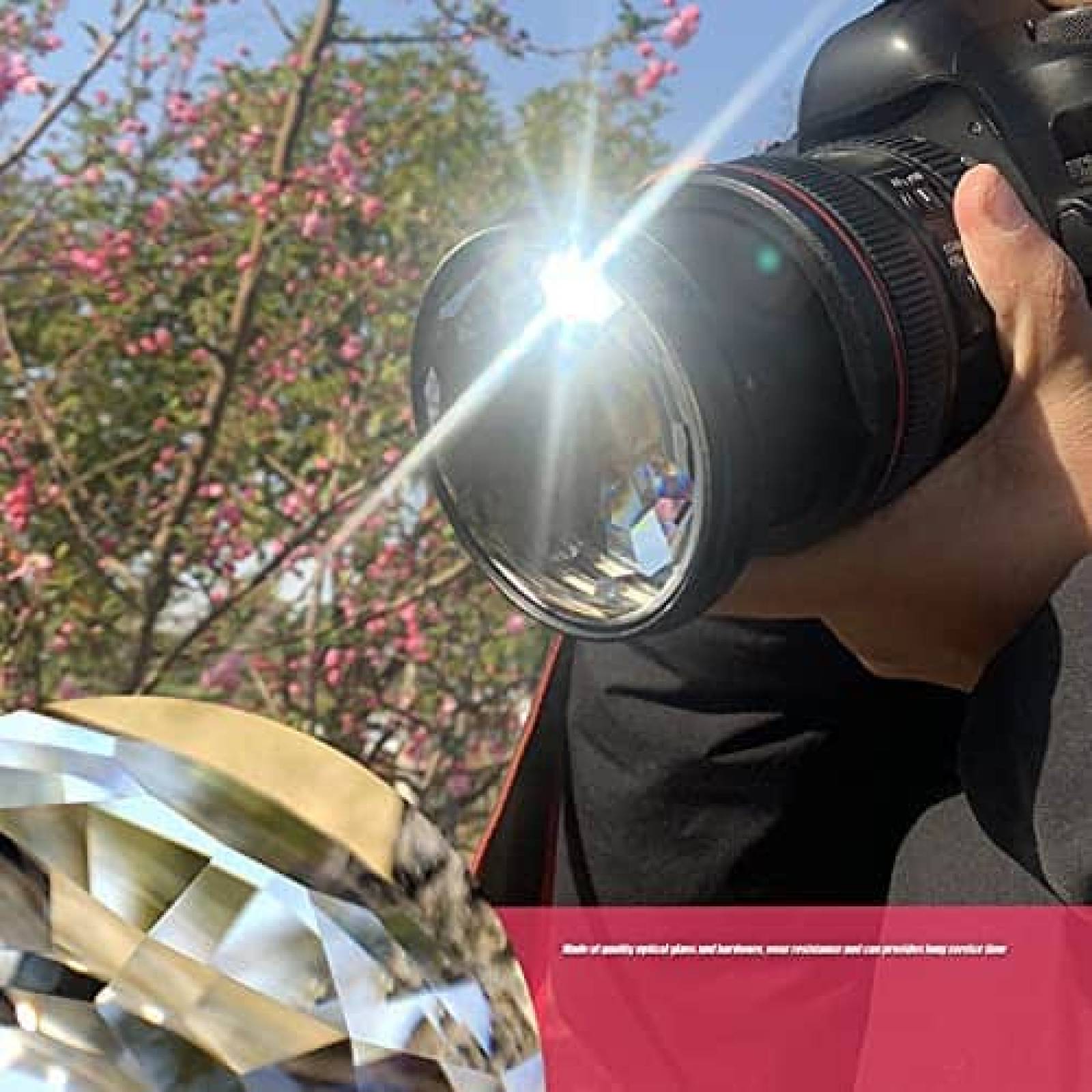 Filtro Tipo Caleidoscopio Andoer de 77mm para Camara