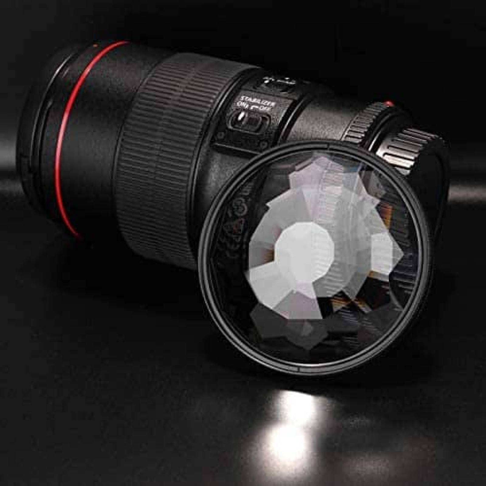 Filtro Tipo Caleidoscopio Andoer de 77mm para Camara