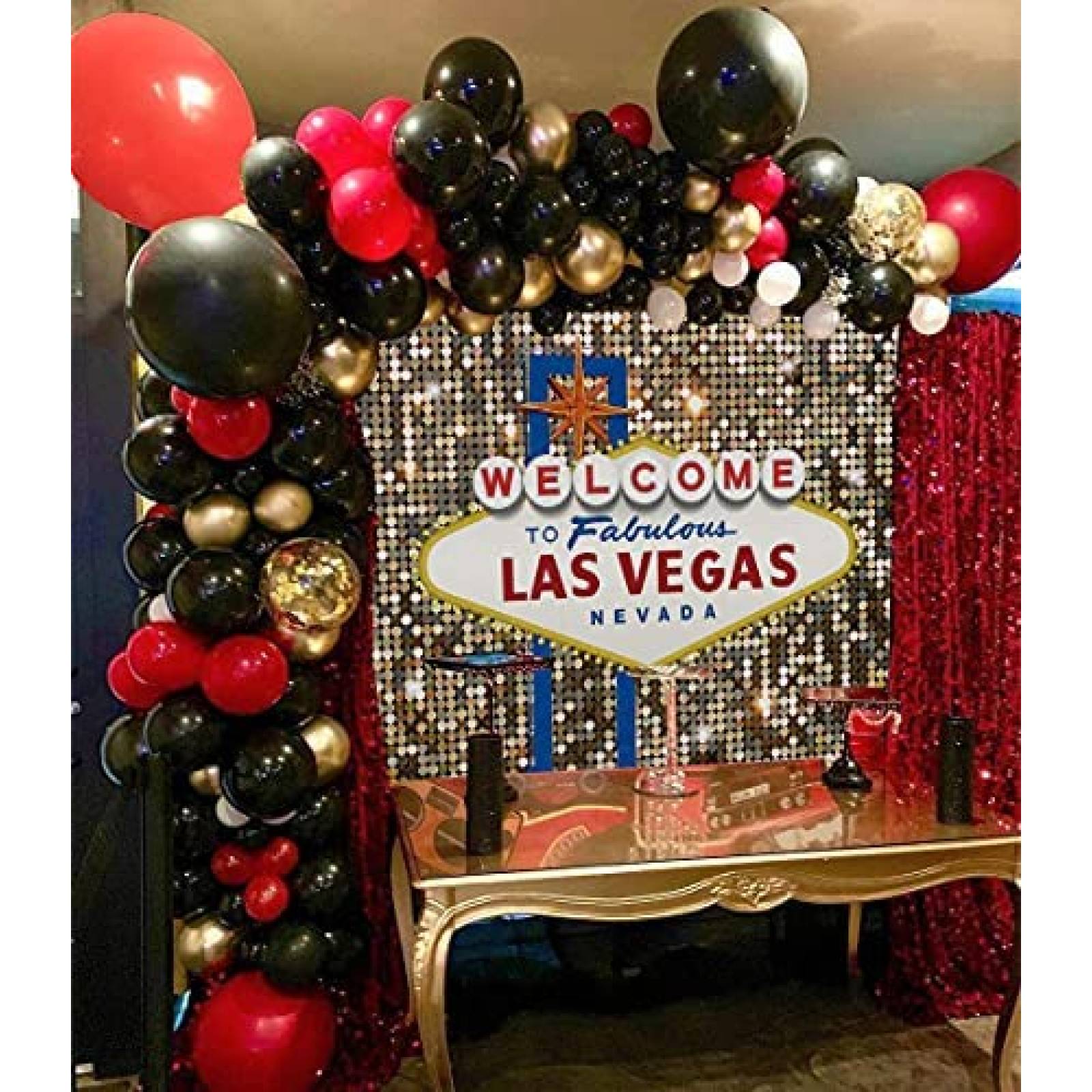 Fondo de Fotografia Cenven de 7x5 Pies -Casino Las Vegas