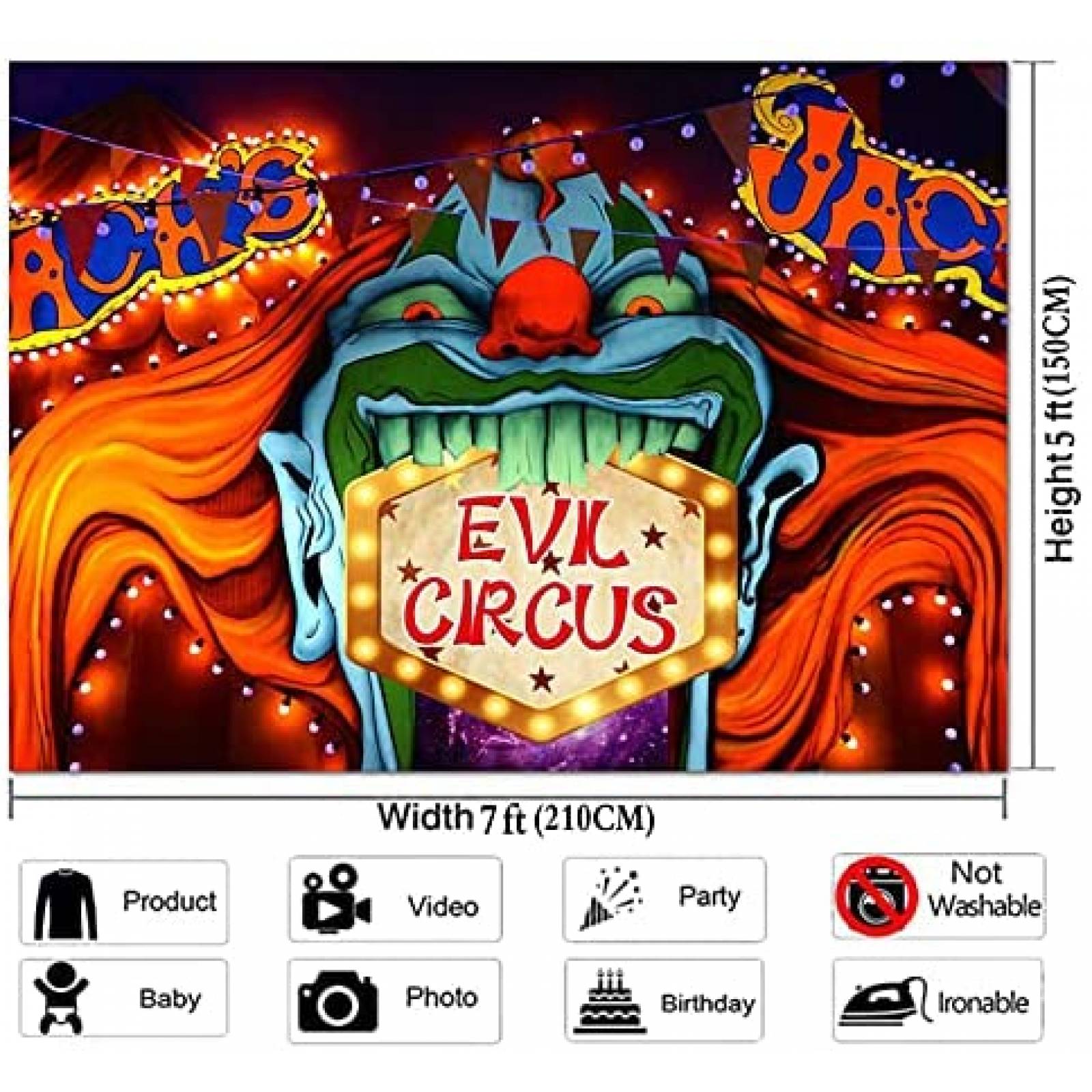 Fondo Fotografia Fanghui Halloween Decoracion Fiesta