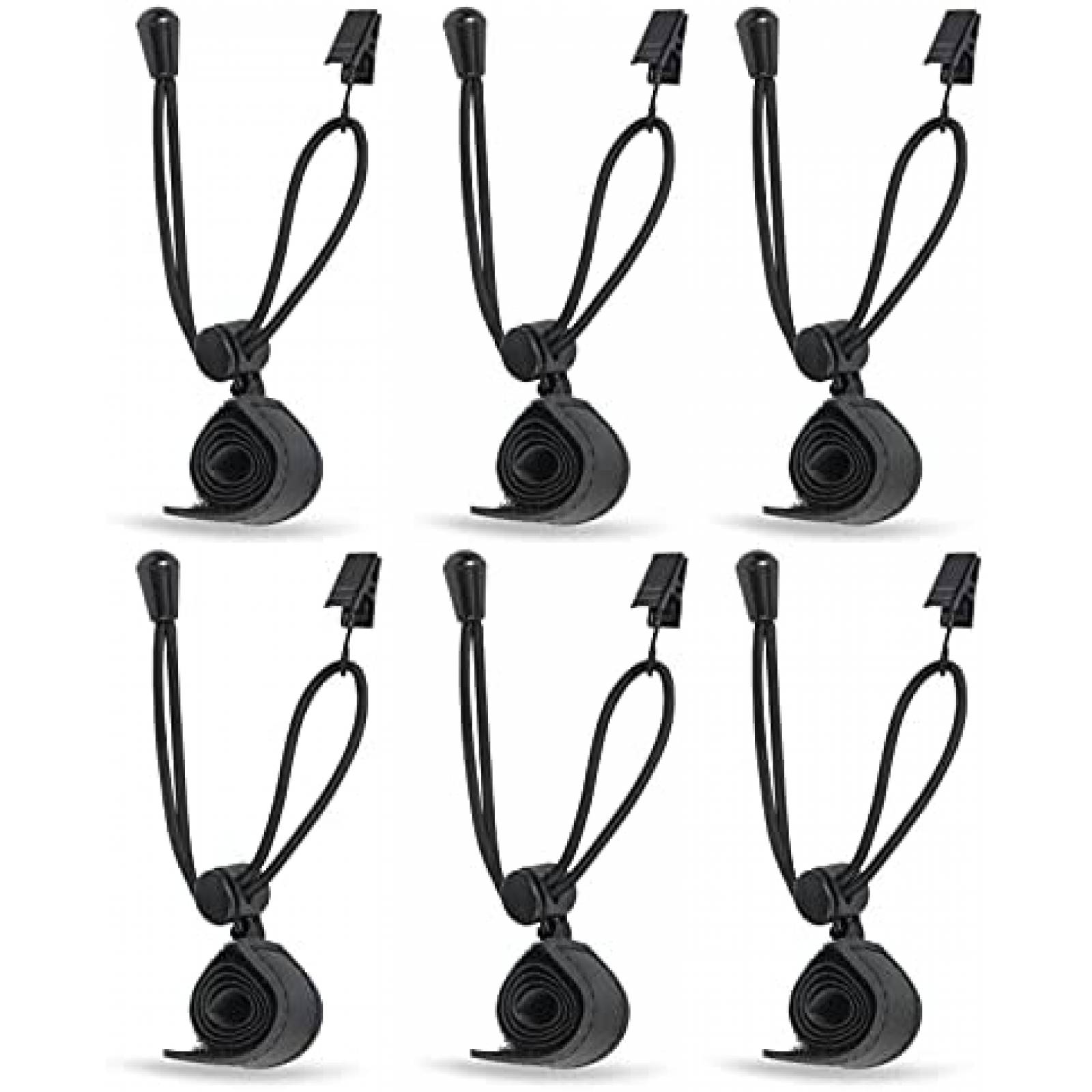 Pack de clips para fondo fotografia HGHDBT x6 -Negro