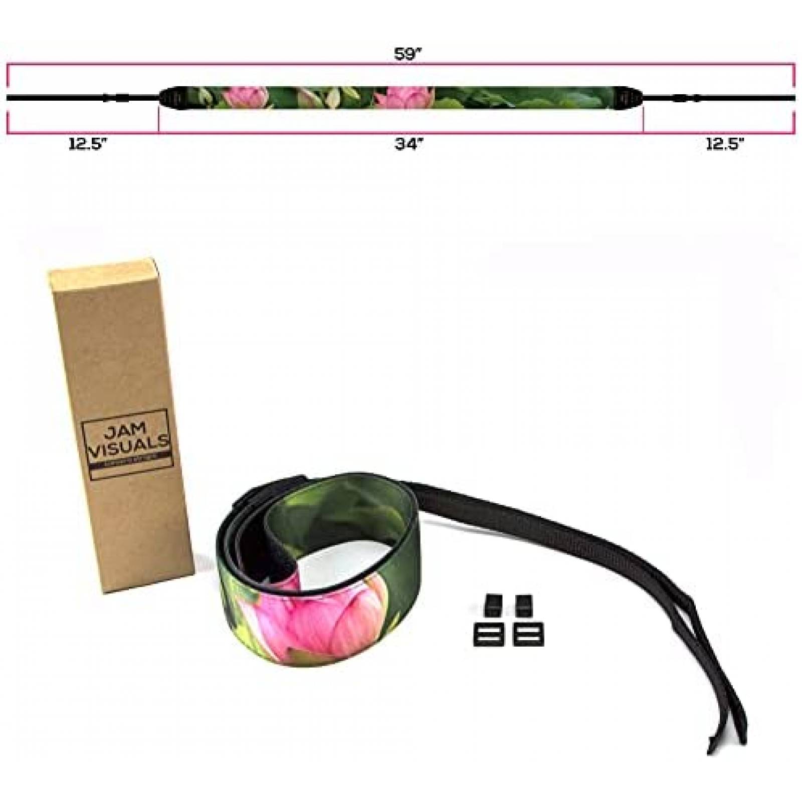 Correa JAM Visuals Ajustable para Camara DSLR -Verde