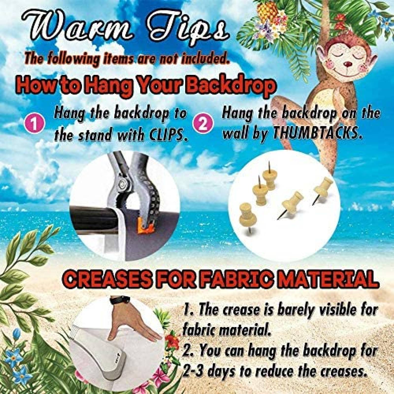 Fondo de Fotografia JMING Baby Shower 7x5ft -Cosmo o Wanda