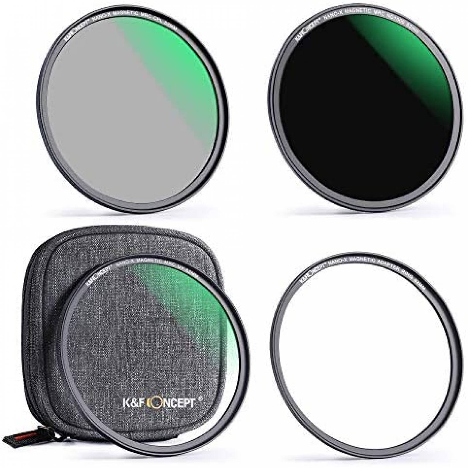 Filtro Camara K&F Concept KF-FT1625 Magnetico Neutral -Negro