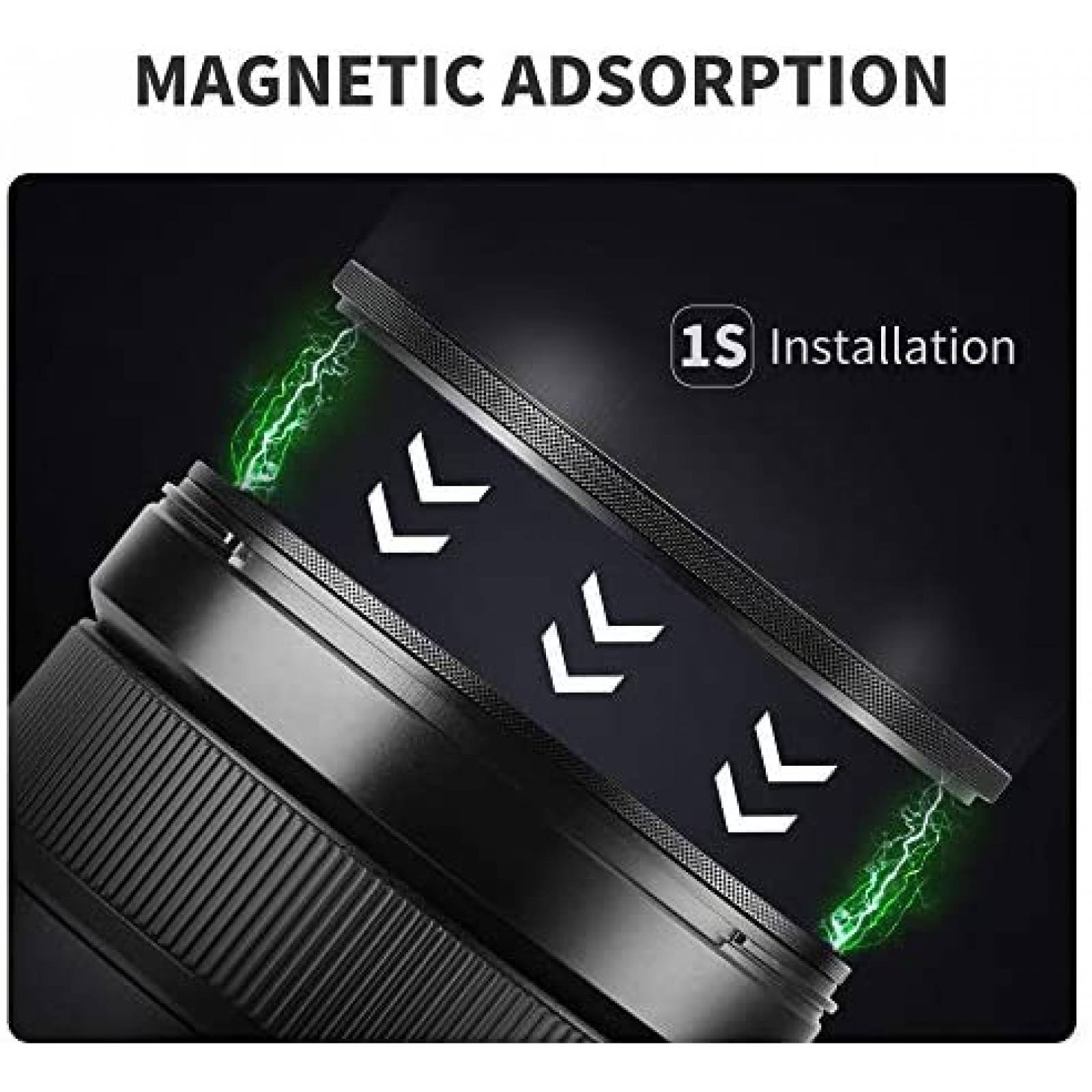 Filtro Camara K&F Concept KF-FT1625 Magnetico Neutral -Negro